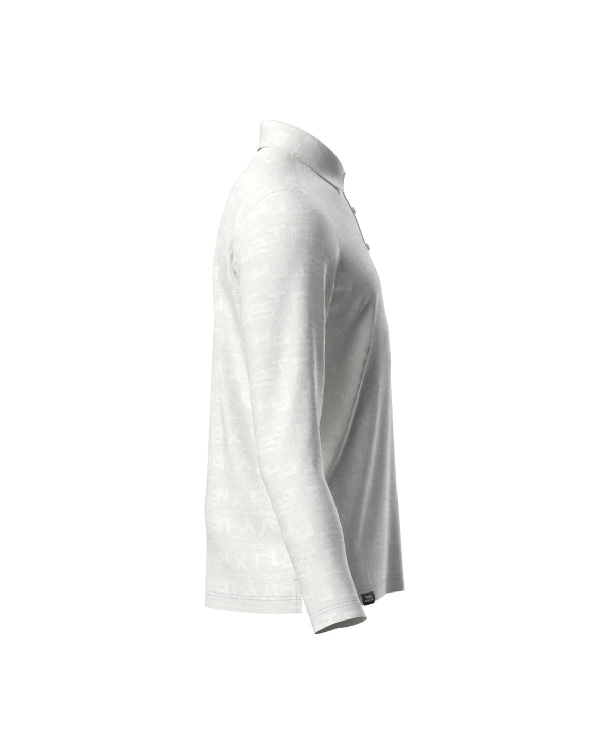 【PING APPAREL】凸凹PLAYロゴジャカード長袖ポロシャツ <PERFORMANCE> (MENS)