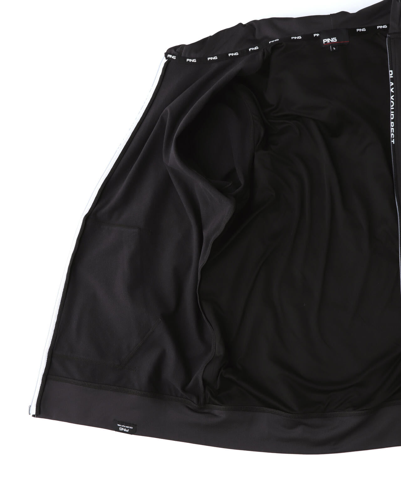 【PING APPAREL】ダンボールニットフルジップスウェットフーディ <PERFORMANCE> (MENS)