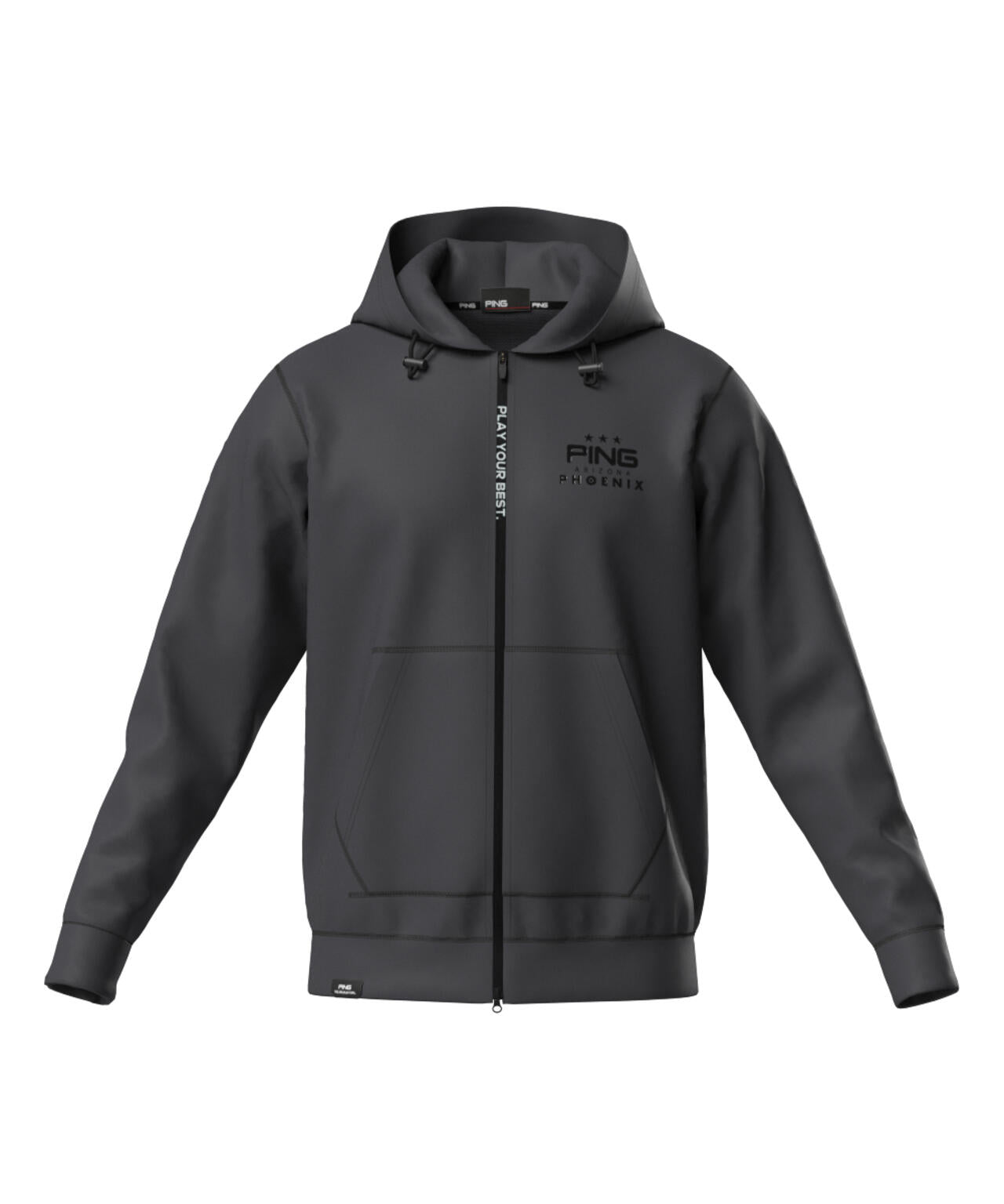 【PING APPAREL】ダンボールニットフルジップスウェットフーディ <PERFORMANCE> (MENS)