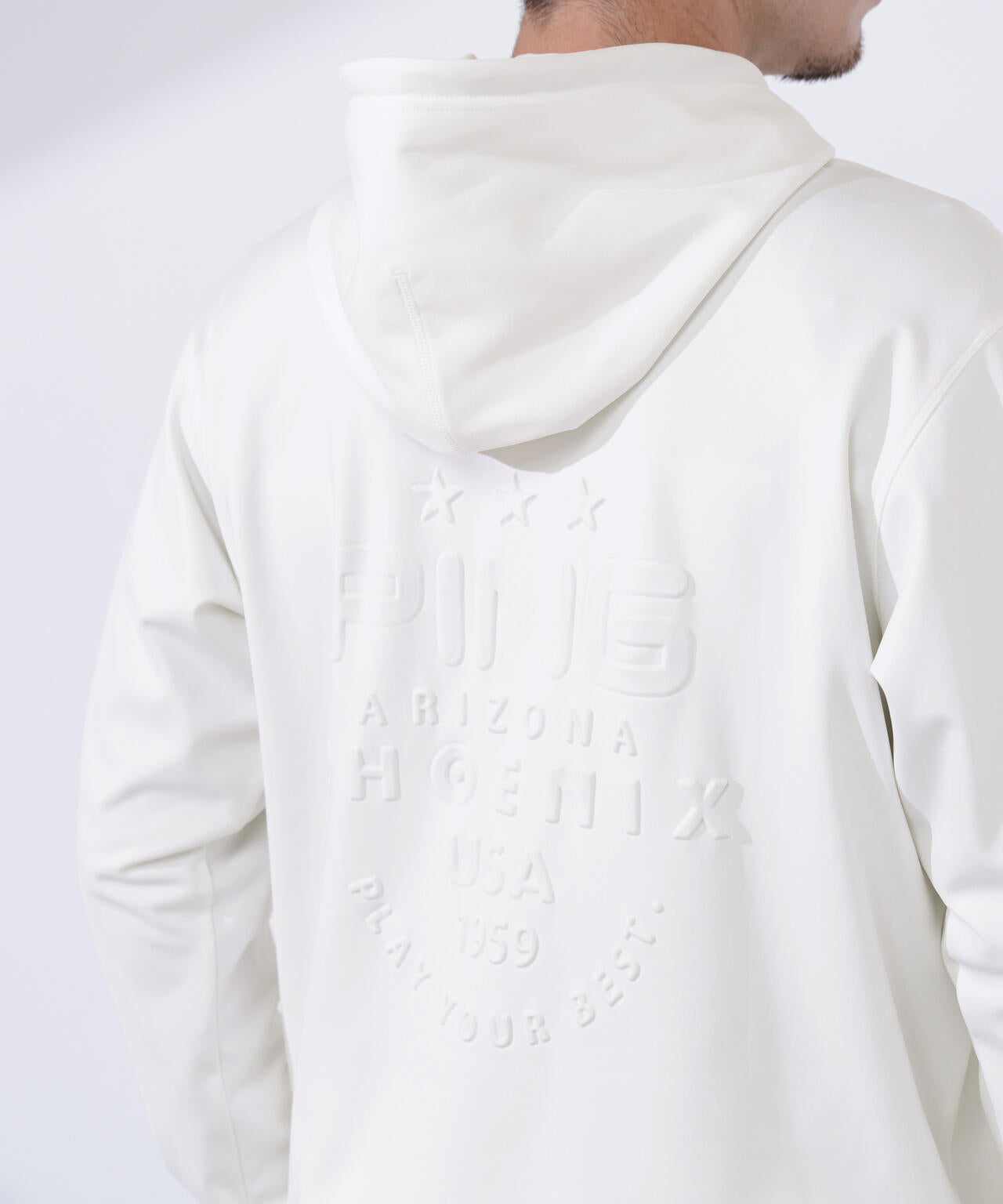 【PING APPAREL】ダンボールニットフルジップスウェットフーディ <PERFORMANCE> (MENS)