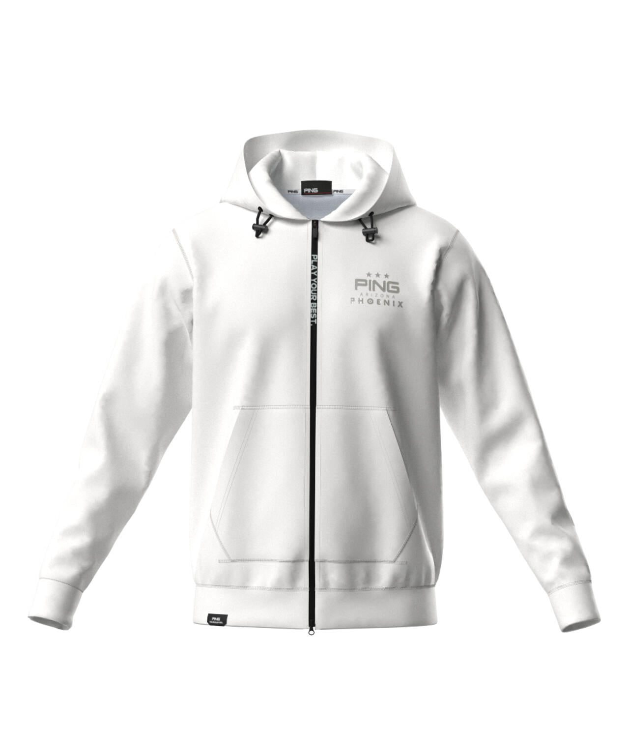 【PING APPAREL】ダンボールニットフルジップスウェットフーディ <PERFORMANCE> (MENS)