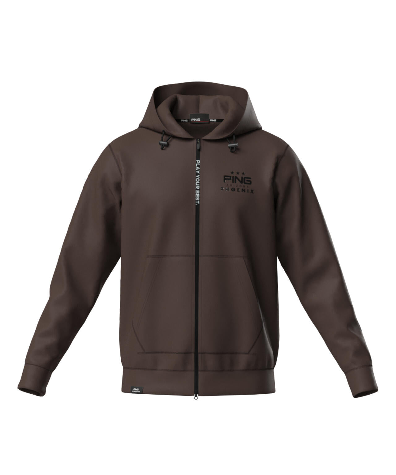 【PING APPAREL】ダンボールニットフルジップスウェットフーディ <PERFORMANCE> (MENS)