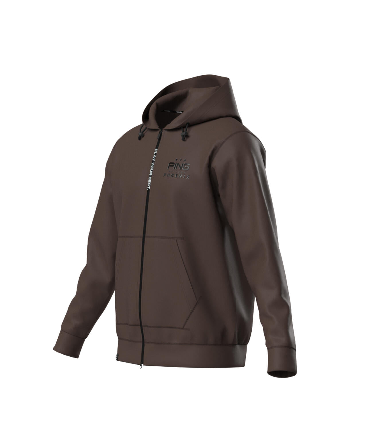 【PING APPAREL】ダンボールニットフルジップスウェットフーディ <PERFORMANCE> (MENS)