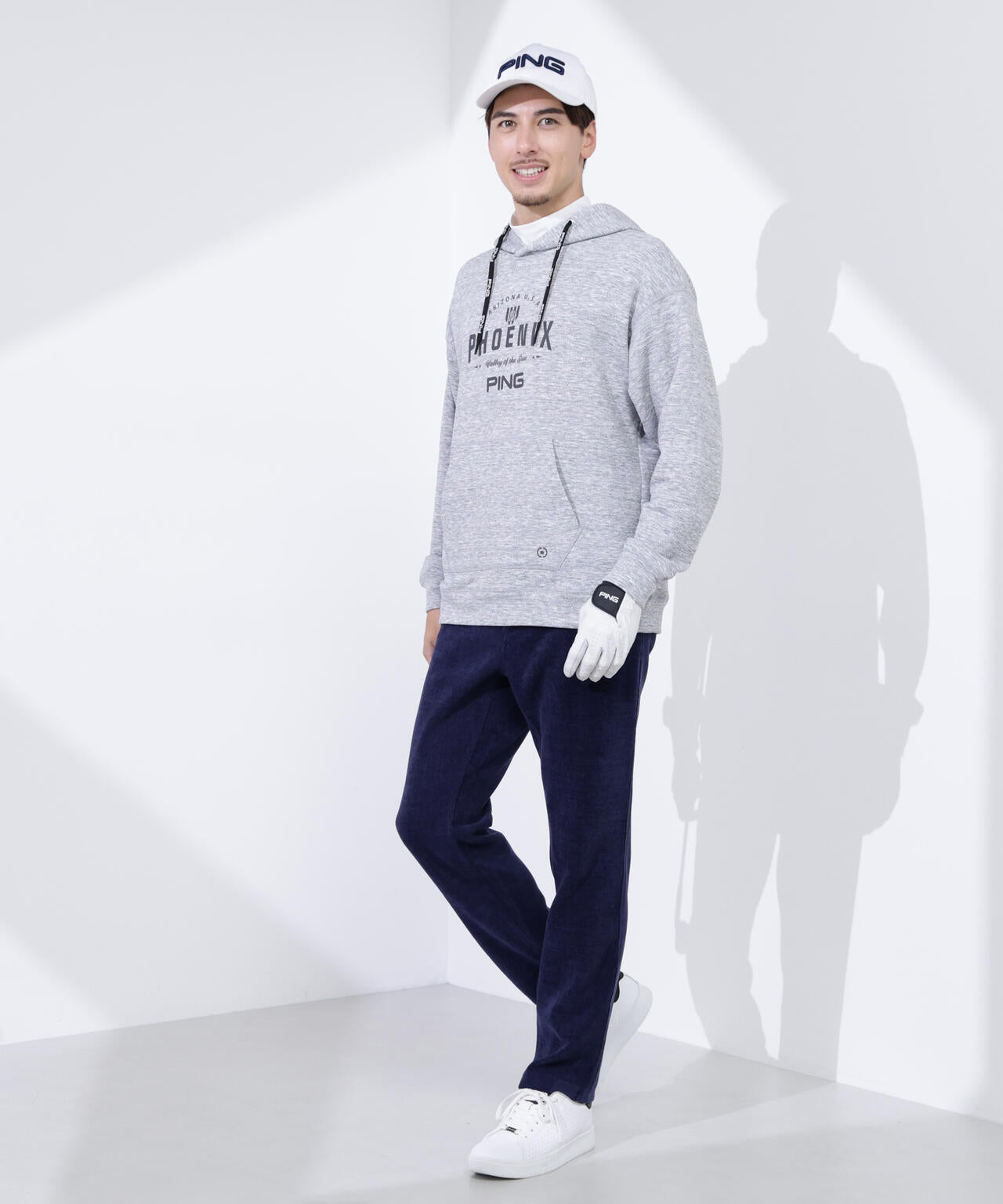 【PING APPAREL】ドライミックス ベアインレイ スウェットフーディ <NATIVE> (MENS)