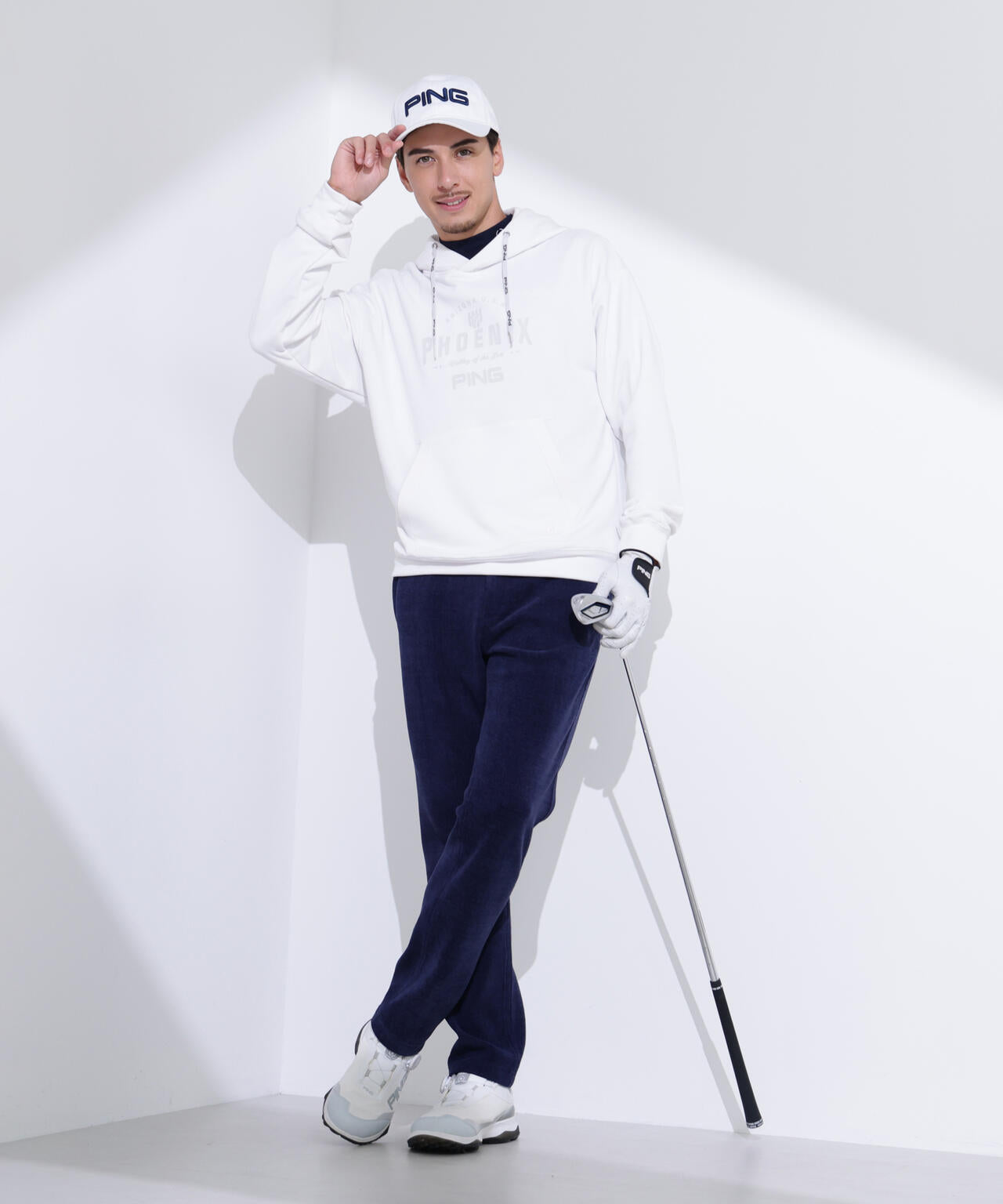 【PING APPAREL】ドライミックス ベアインレイ スウェットフーディ <NATIVE> (MENS)