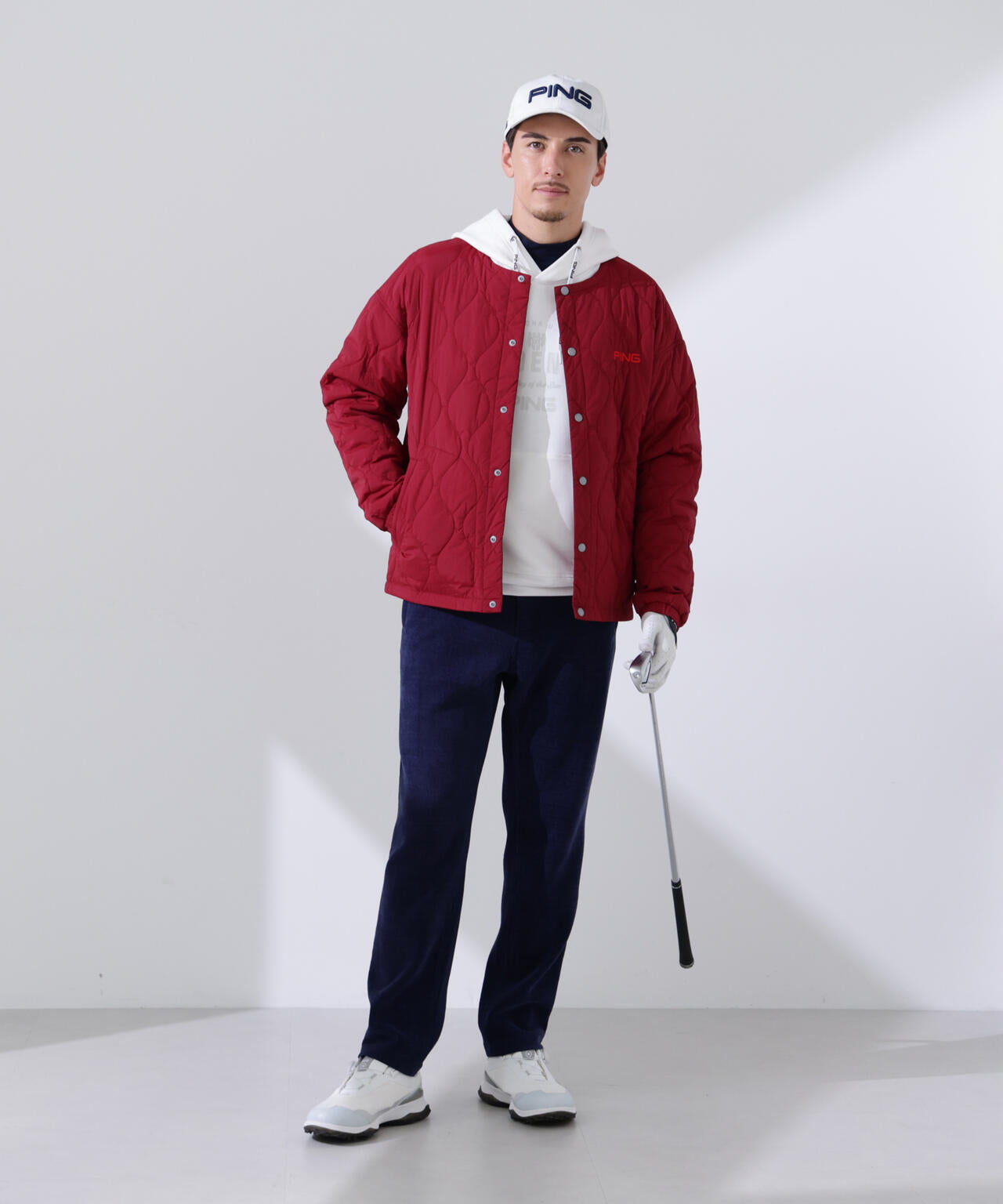 【PING APPAREL】ドライミックス ベアインレイ スウェットフーディ <NATIVE> (MENS)