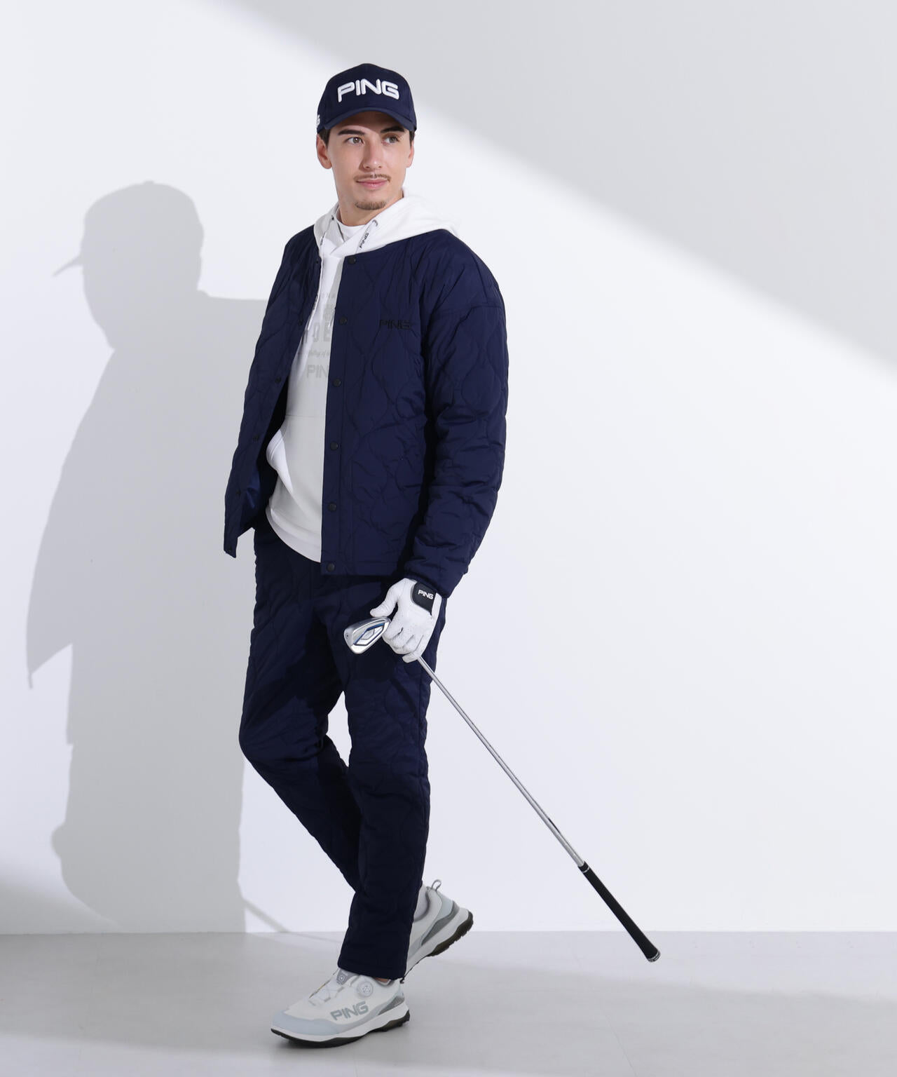 【PING APPAREL】ドライミックス ベアインレイ スウェットフーディ <NATIVE> (MENS)