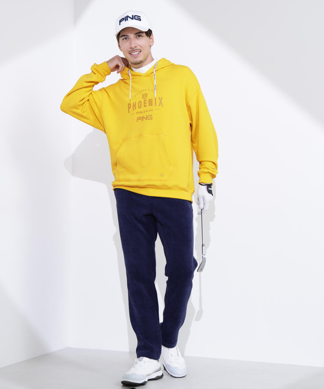 【PING APPAREL】ドライミックス ベアインレイ スウェットフーディ <NATIVE> (MENS)