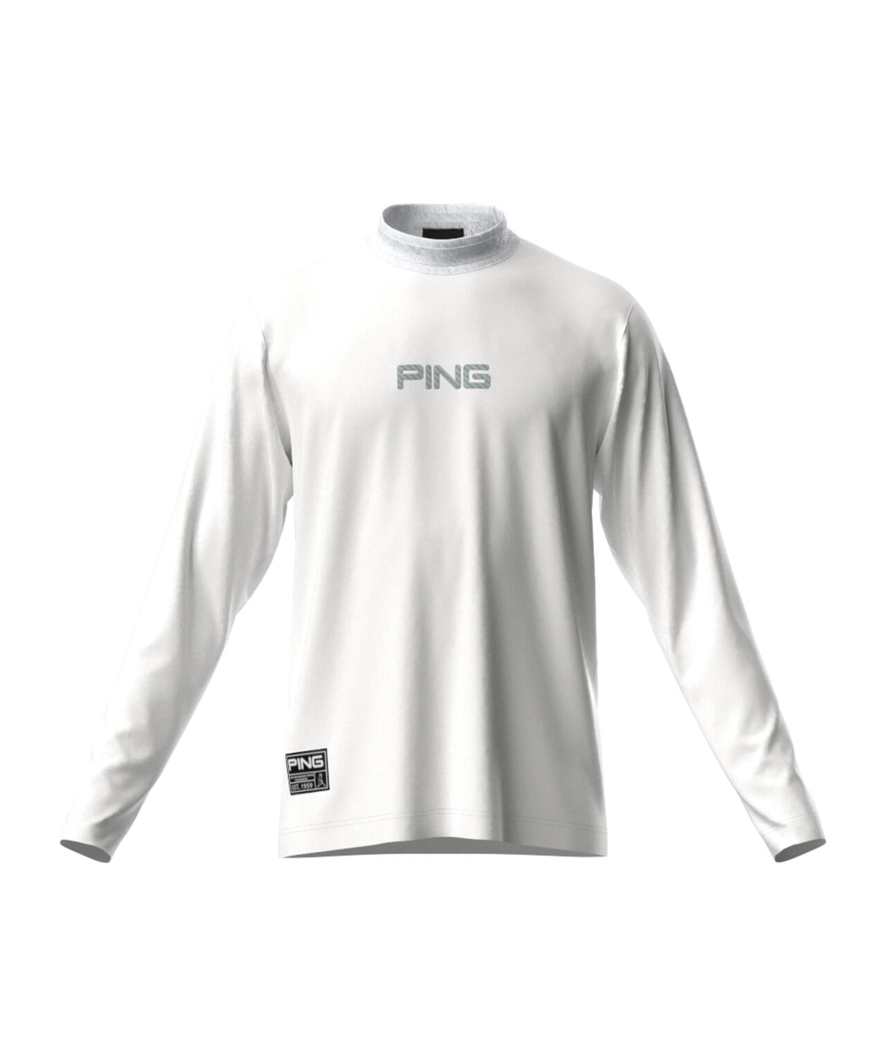 【PING APPAREL】トリコット長袖ハイネックカットソー <GOLD> (MENS)