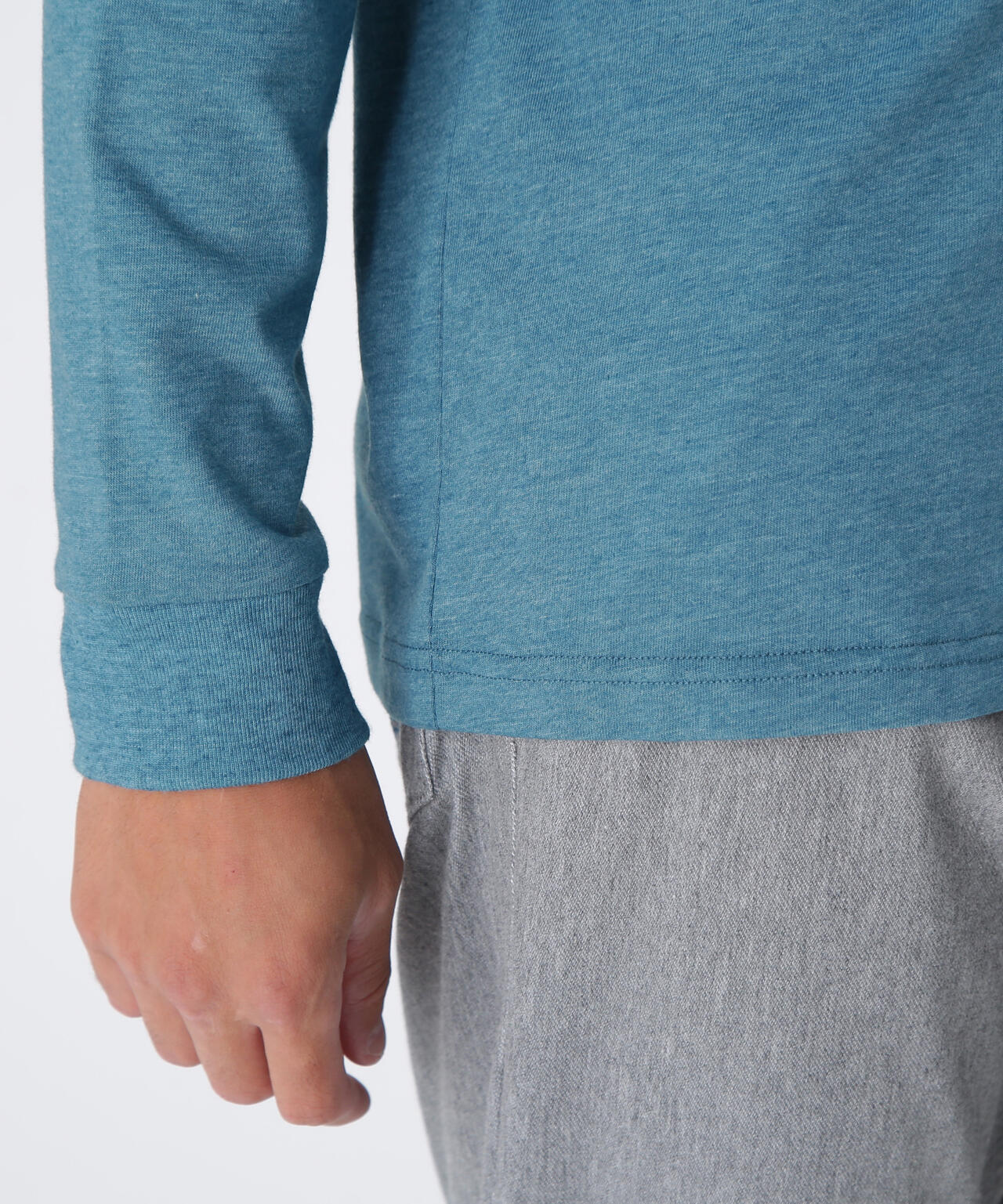 【PING APPAREL】TC天竺ル―ズシルエット長袖ハイネックシャツ <NATIVE> (MENS)