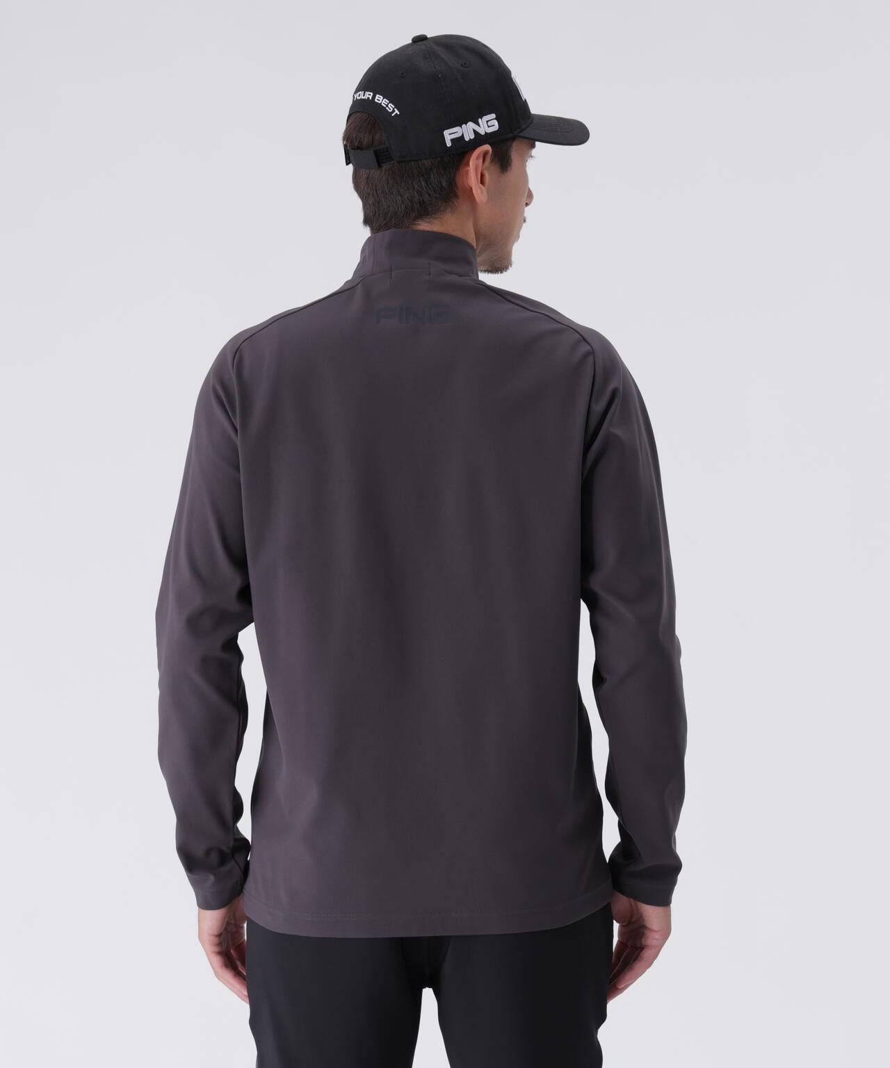 【PING APPAREL】サーモソーラ―バックカノコ長袖ハイネックカットソー <PERFORMANCE> (MENS)