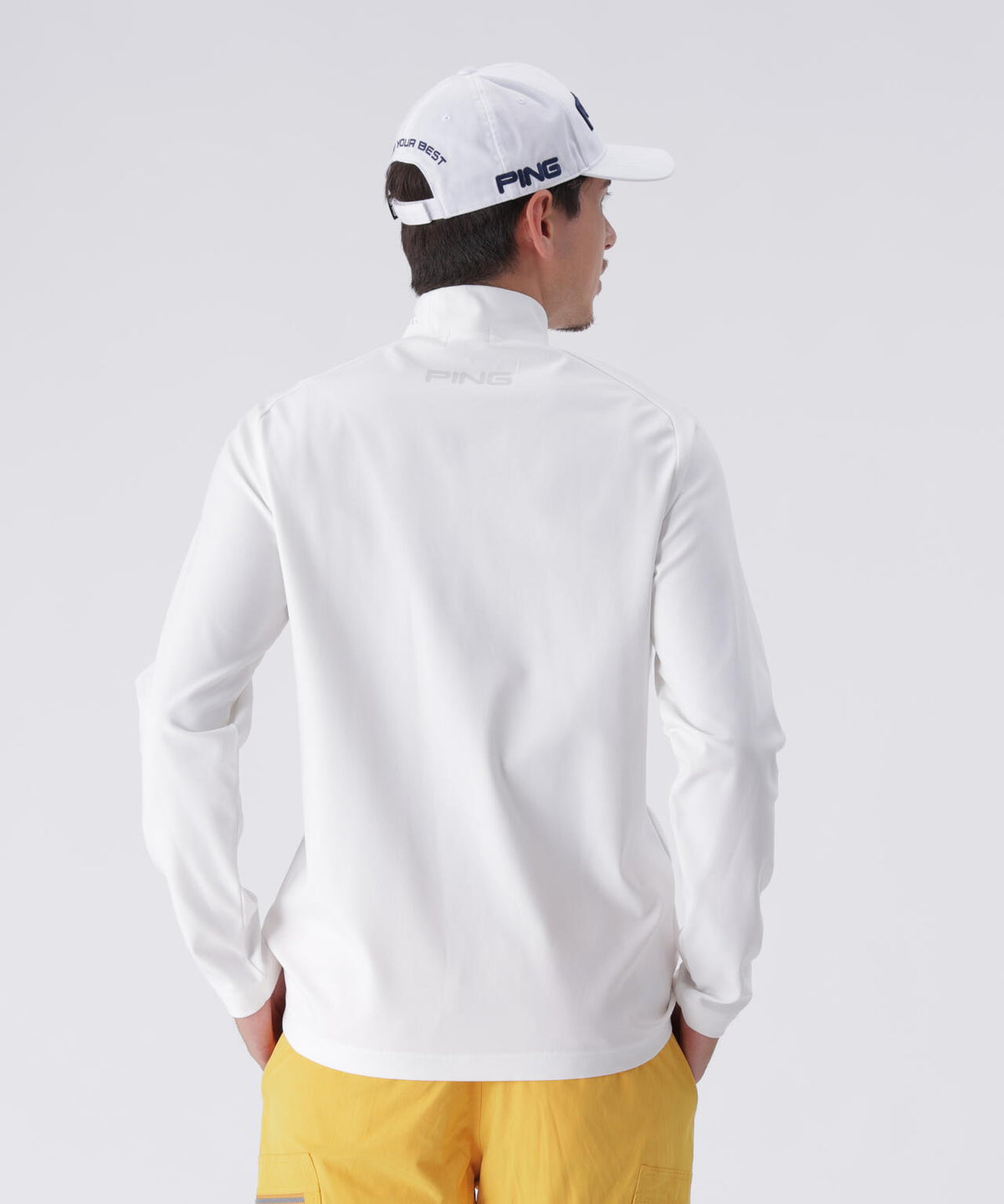 【PING APPAREL】サーモソーラ―バックカノコ長袖ハイネックカットソー <PERFORMANCE> (MENS)