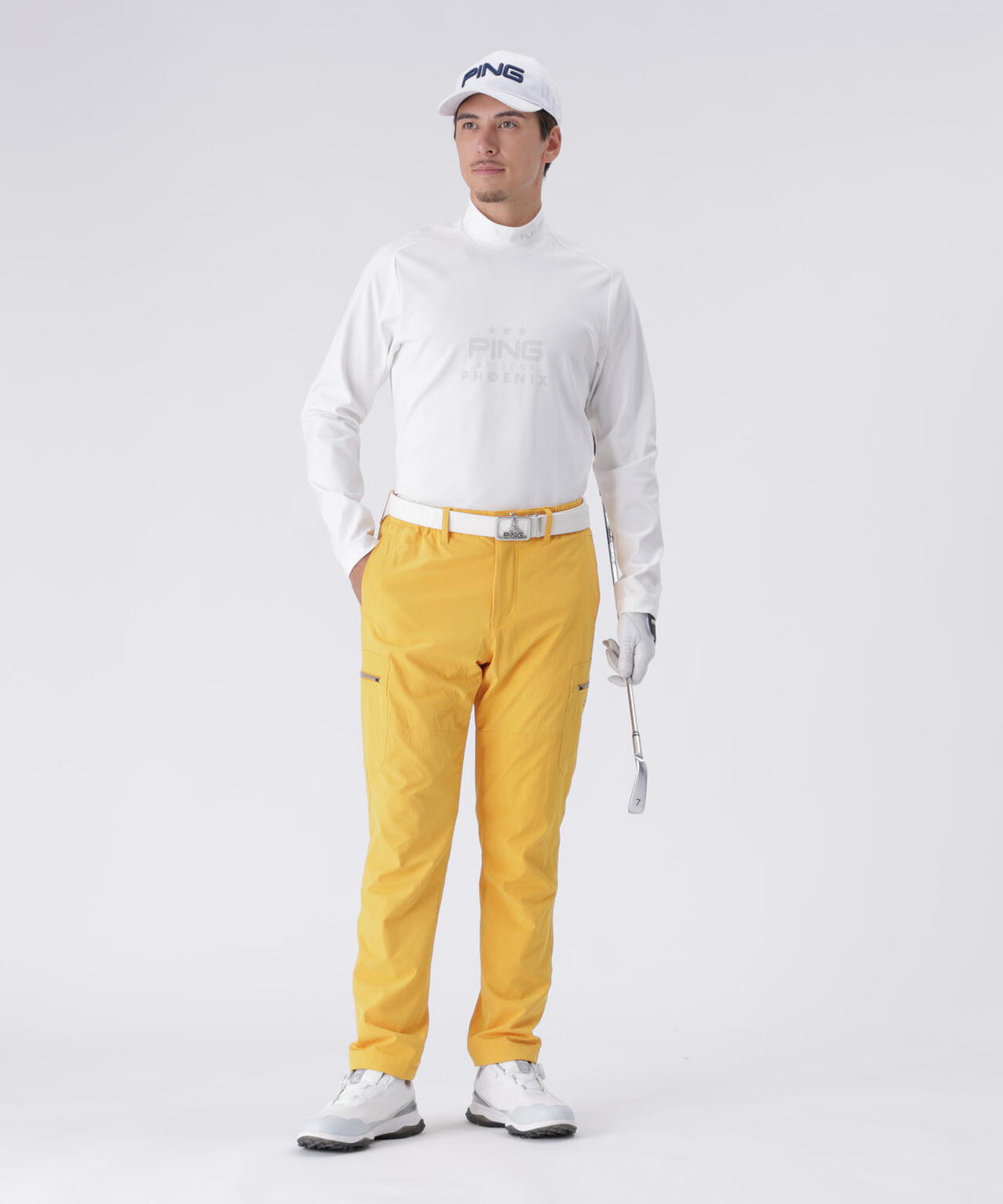 【PING APPAREL】サーモソーラ―バックカノコ長袖ハイネックカットソー <PERFORMANCE> (MENS)