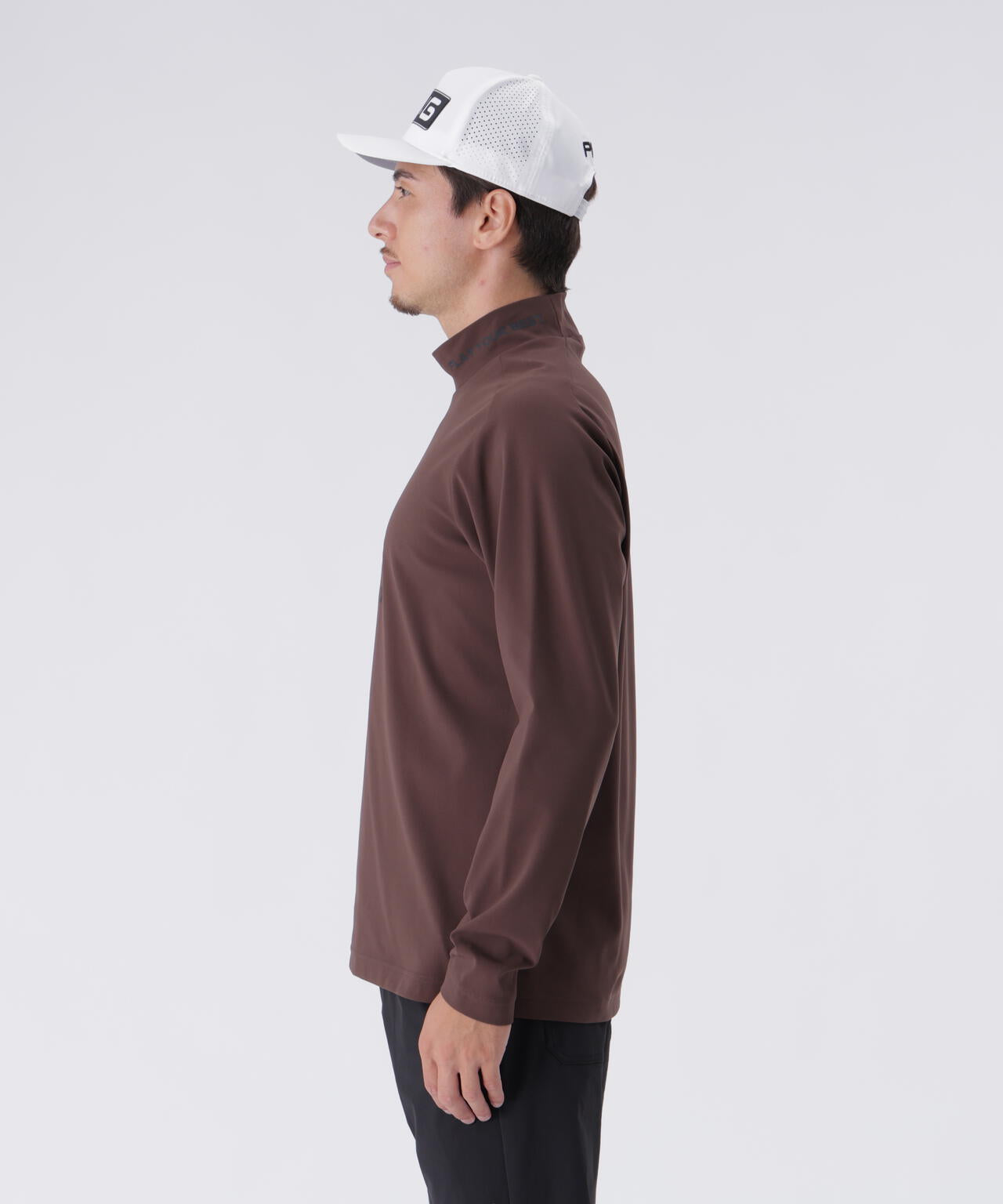 【PING APPAREL】サーモソーラ―バックカノコ長袖ハイネックカットソー <PERFORMANCE> (MENS)