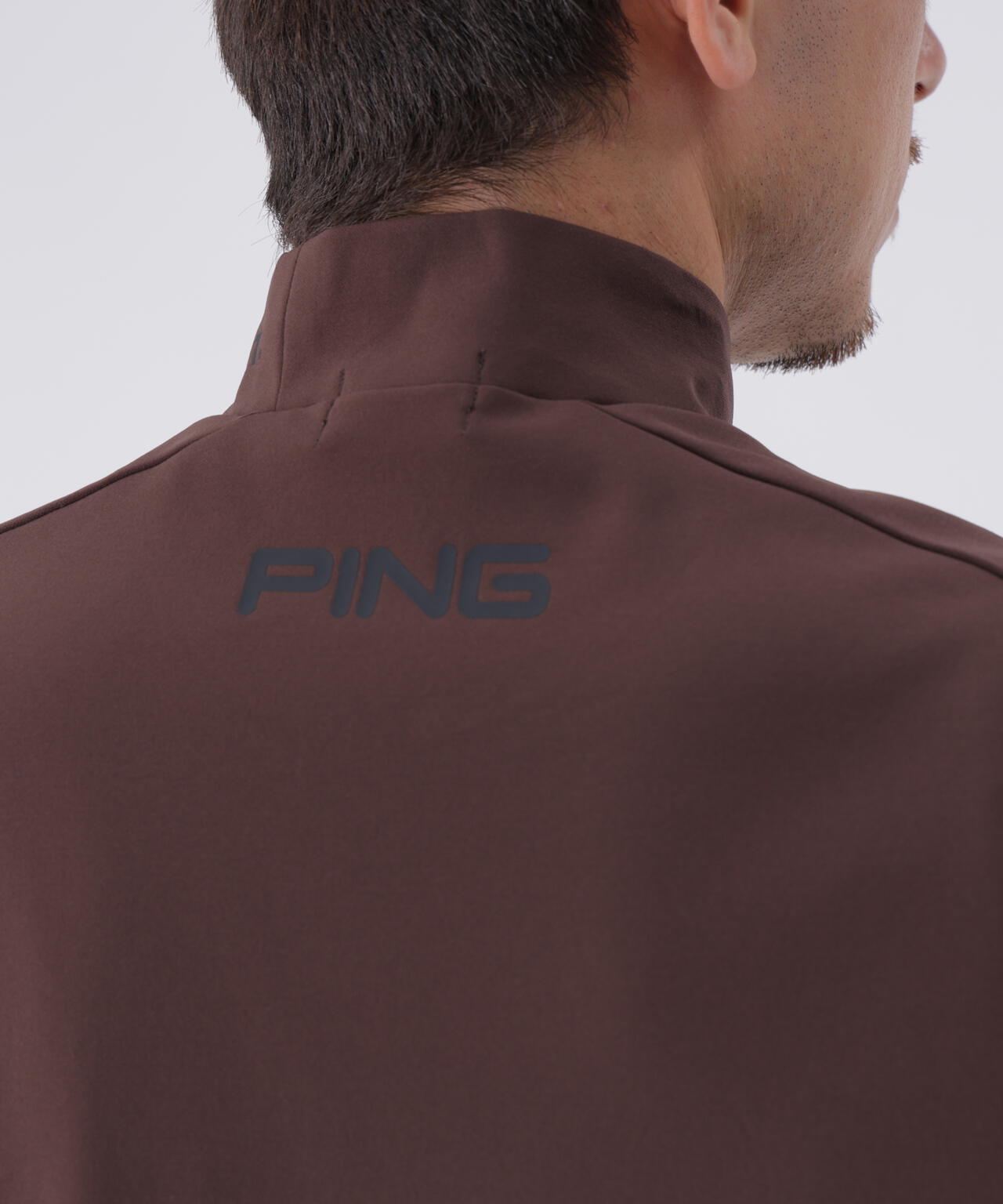 【PING APPAREL】サーモソーラ―バックカノコ長袖ハイネックカットソー <PERFORMANCE> (MENS)