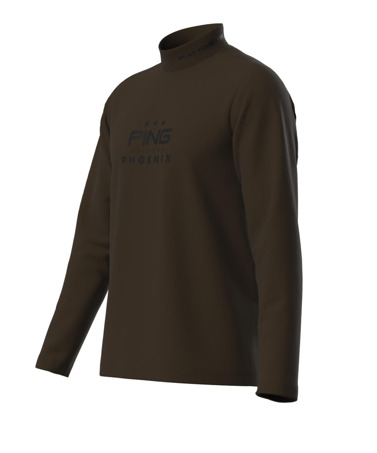 【PING APPAREL】サーモソーラ―バックカノコ長袖ハイネックカットソー <PERFORMANCE> (MENS)