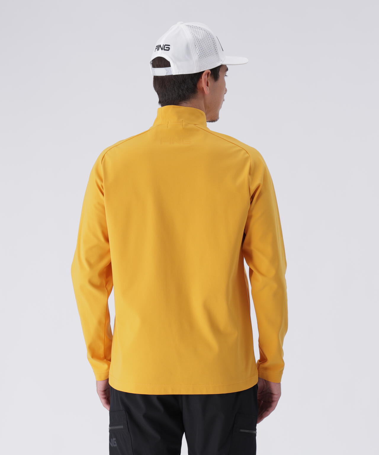 【PING APPAREL】サーモソーラ―バックカノコ長袖ハイネックカットソー <PERFORMANCE> (MENS)