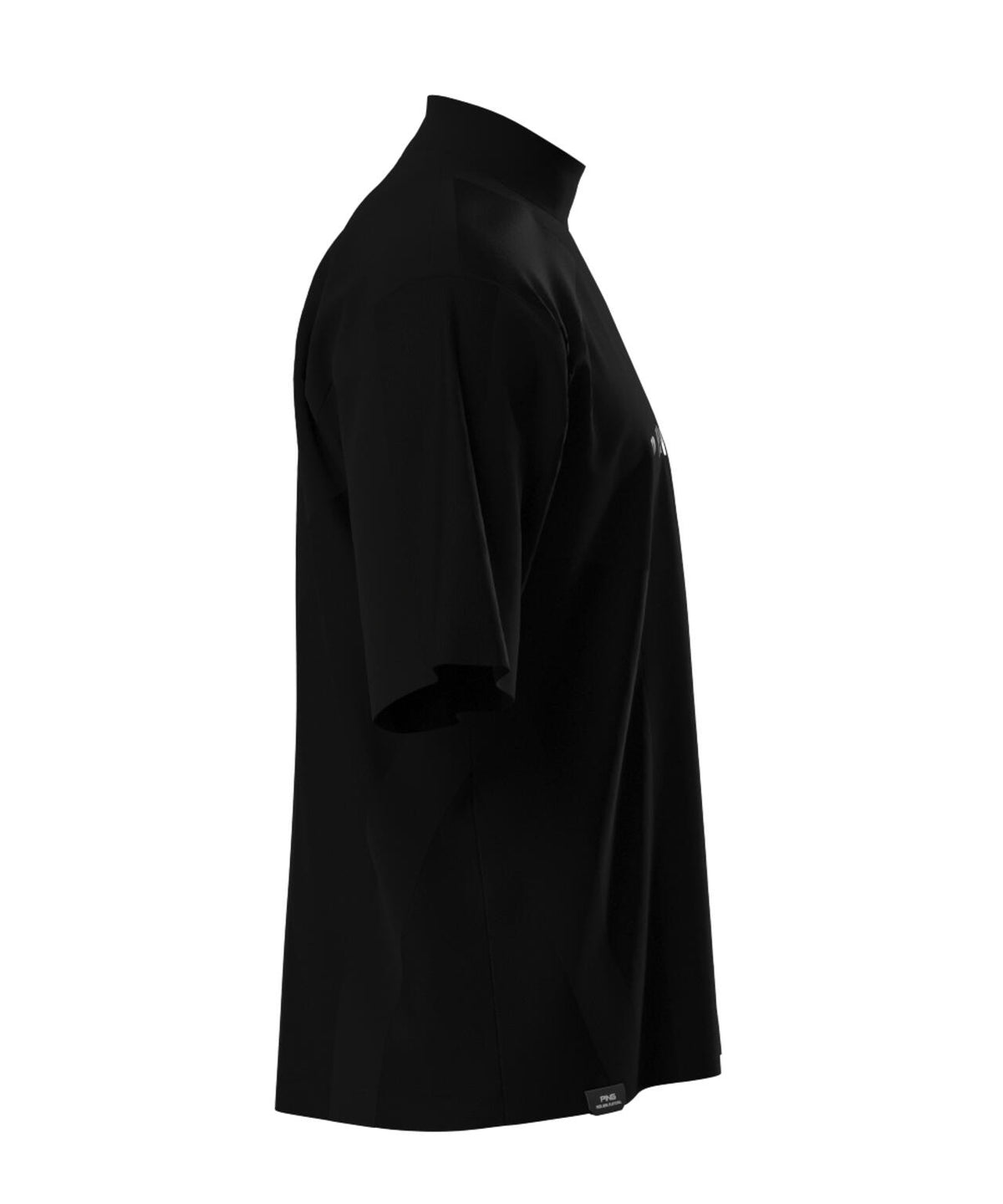 【PING APPAREL】メッシュジャカード半袖ハイネックシャツ <PERFORMANCE> (MENS)