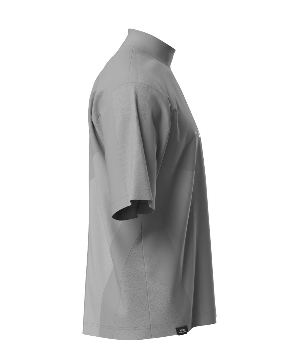 【PING APPAREL】メッシュジャカード半袖ハイネックシャツ <PERFORMANCE> (MENS)