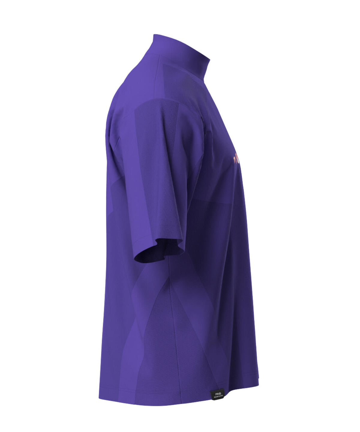 【PING APPAREL】メッシュジャカード半袖ハイネックシャツ <PERFORMANCE> (MENS)