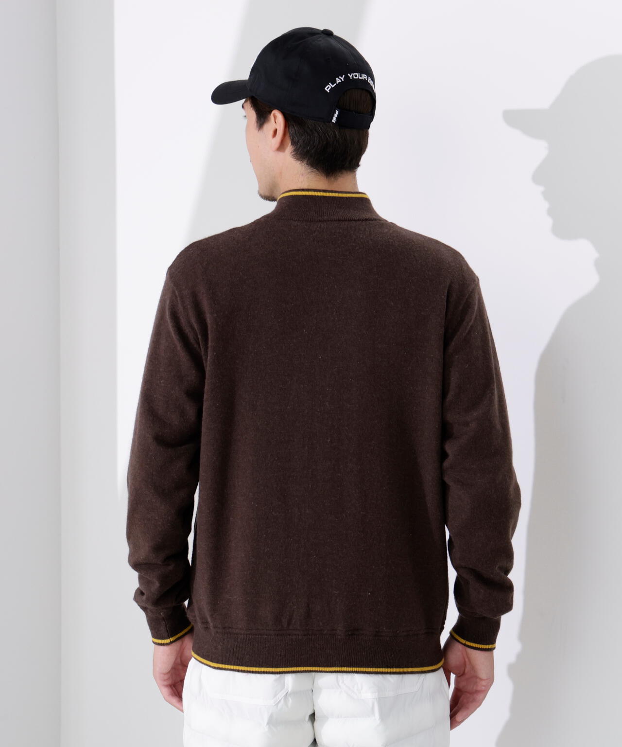 【PING APPAREL】プレーンニット/布帛 リバーシブルニットブルゾン <PERFORMANCE> (MENS)