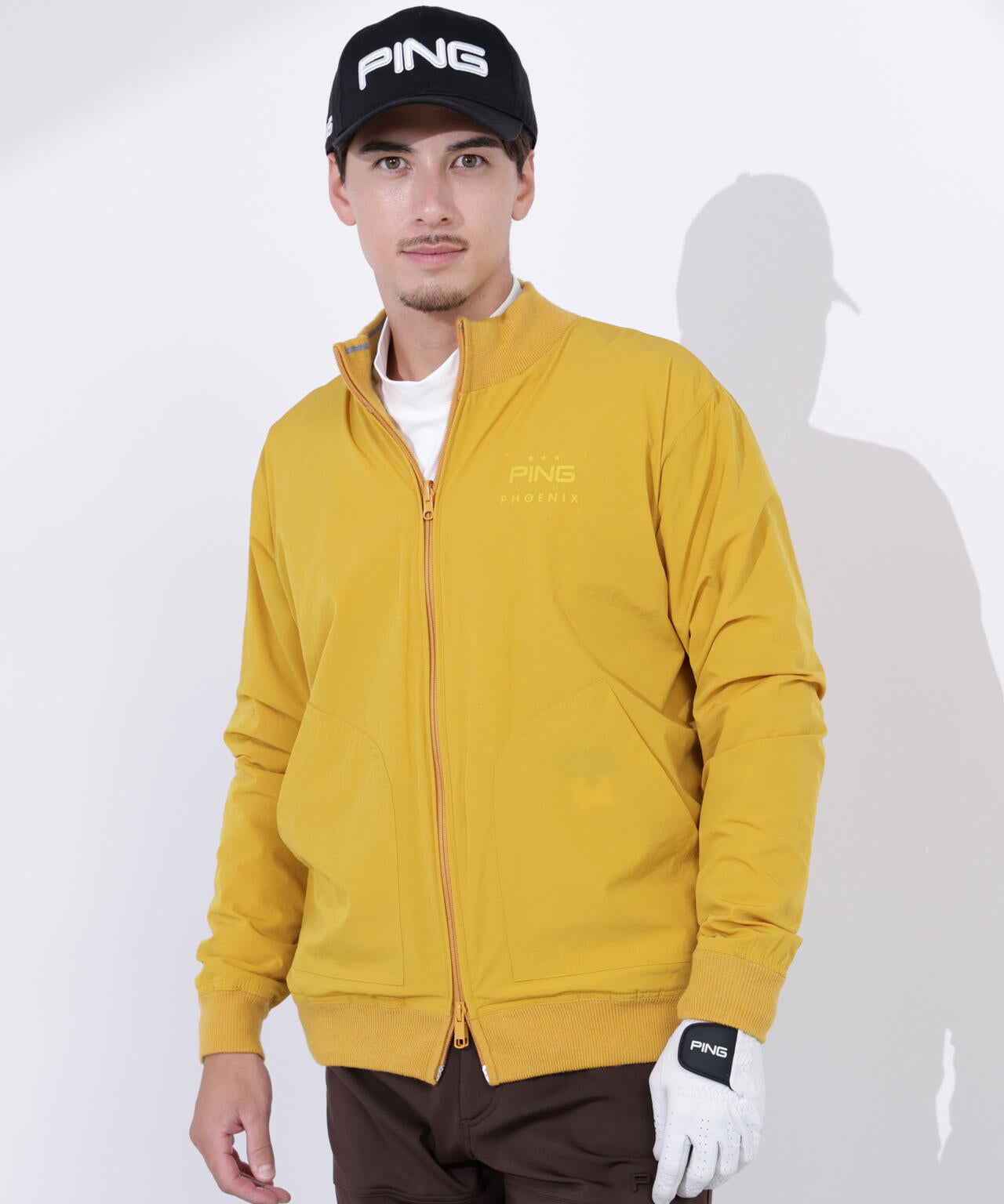 【PING APPAREL】プレーンニット/布帛 リバーシブルニットブルゾン <PERFORMANCE> (MENS)