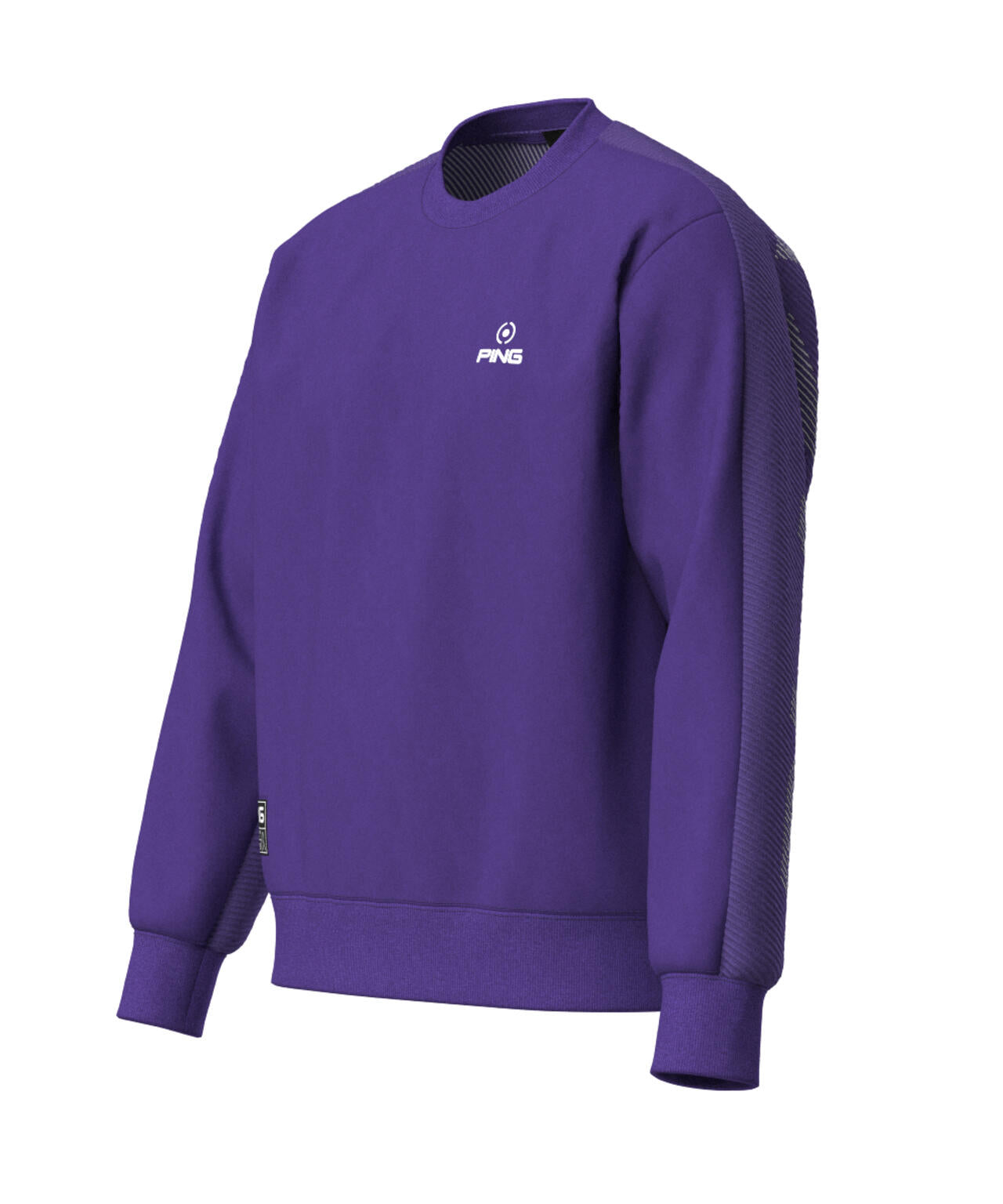 【PING APPAREL】リップルロゴクルーネックニットプルオーバー <GOLD> (MENS)