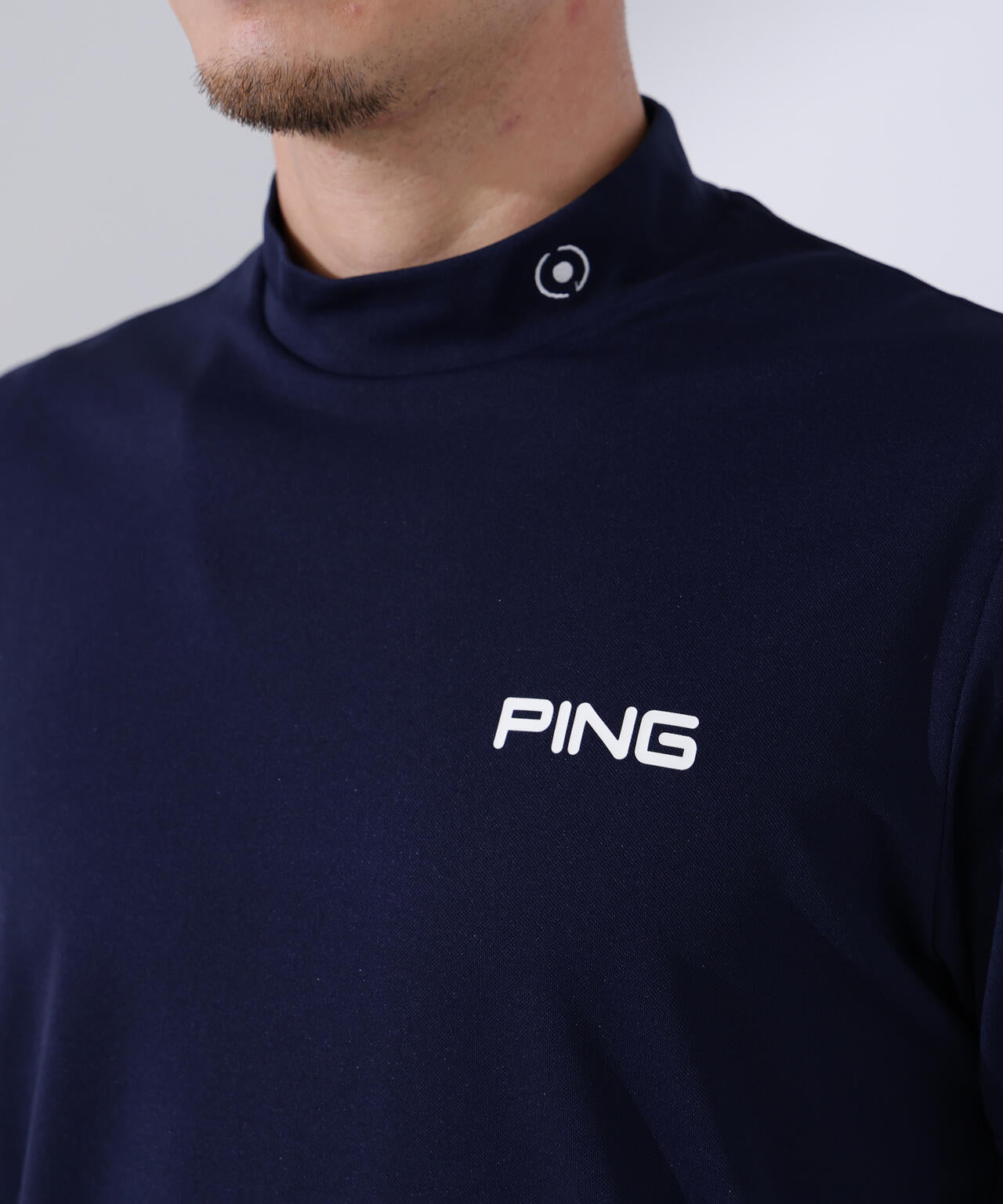 【PING APPAREL】デニムライクジャガードニット/カノコ レイヤードツインニット <NATIVE> (MENS)