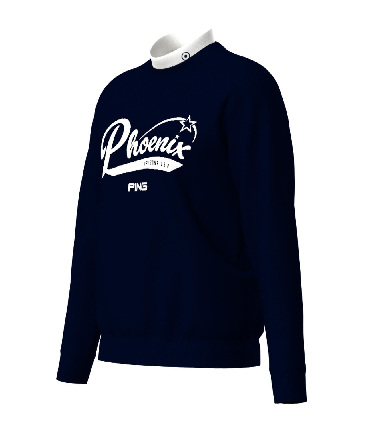 【PING APPAREL】デニムライクジャガードニット/カノコ レイヤードツインニット <NATIVE> (MENS)
