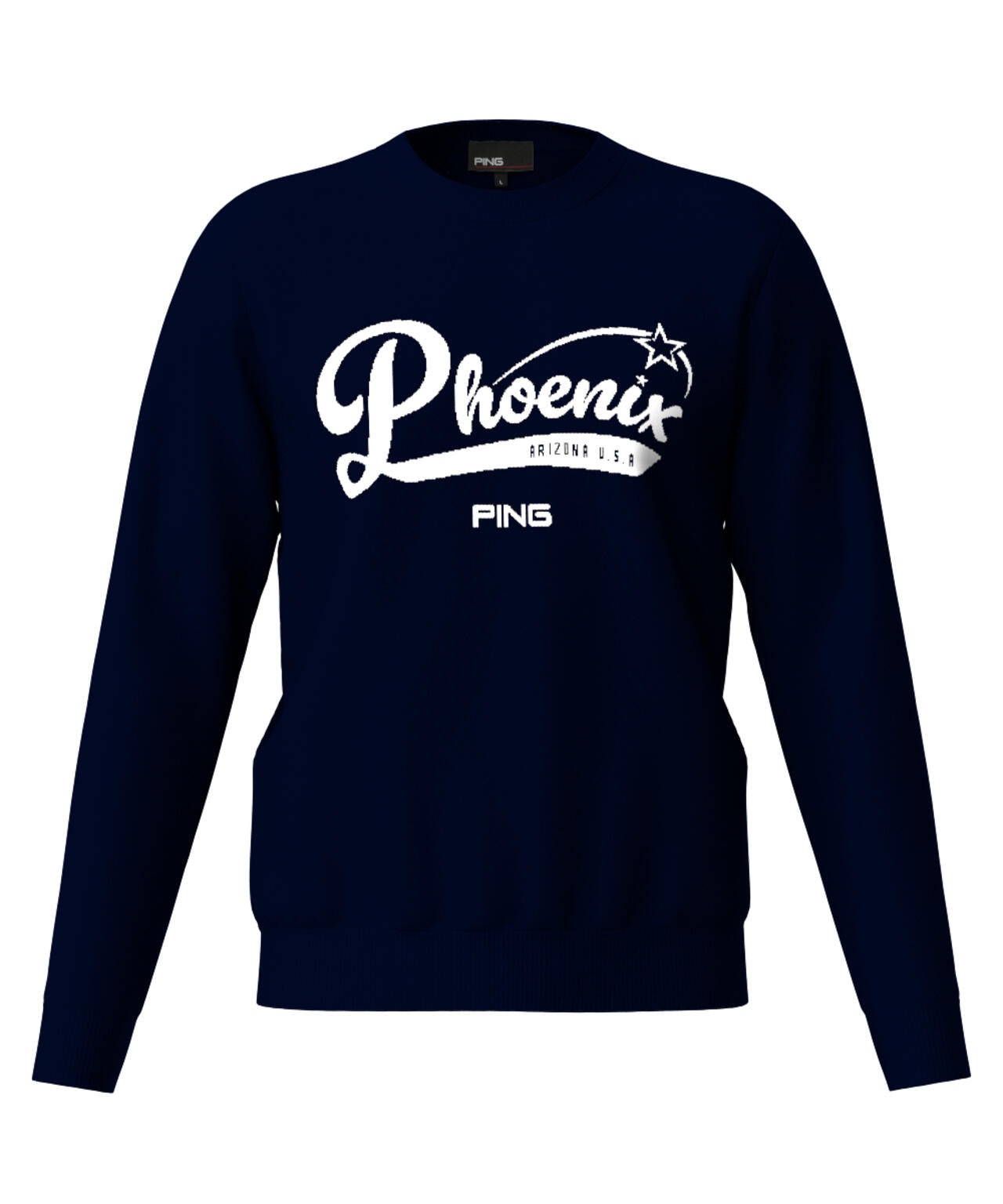 【PING APPAREL】デニムライクジャガードニット/カノコ レイヤードツインニット <NATIVE> (MENS)