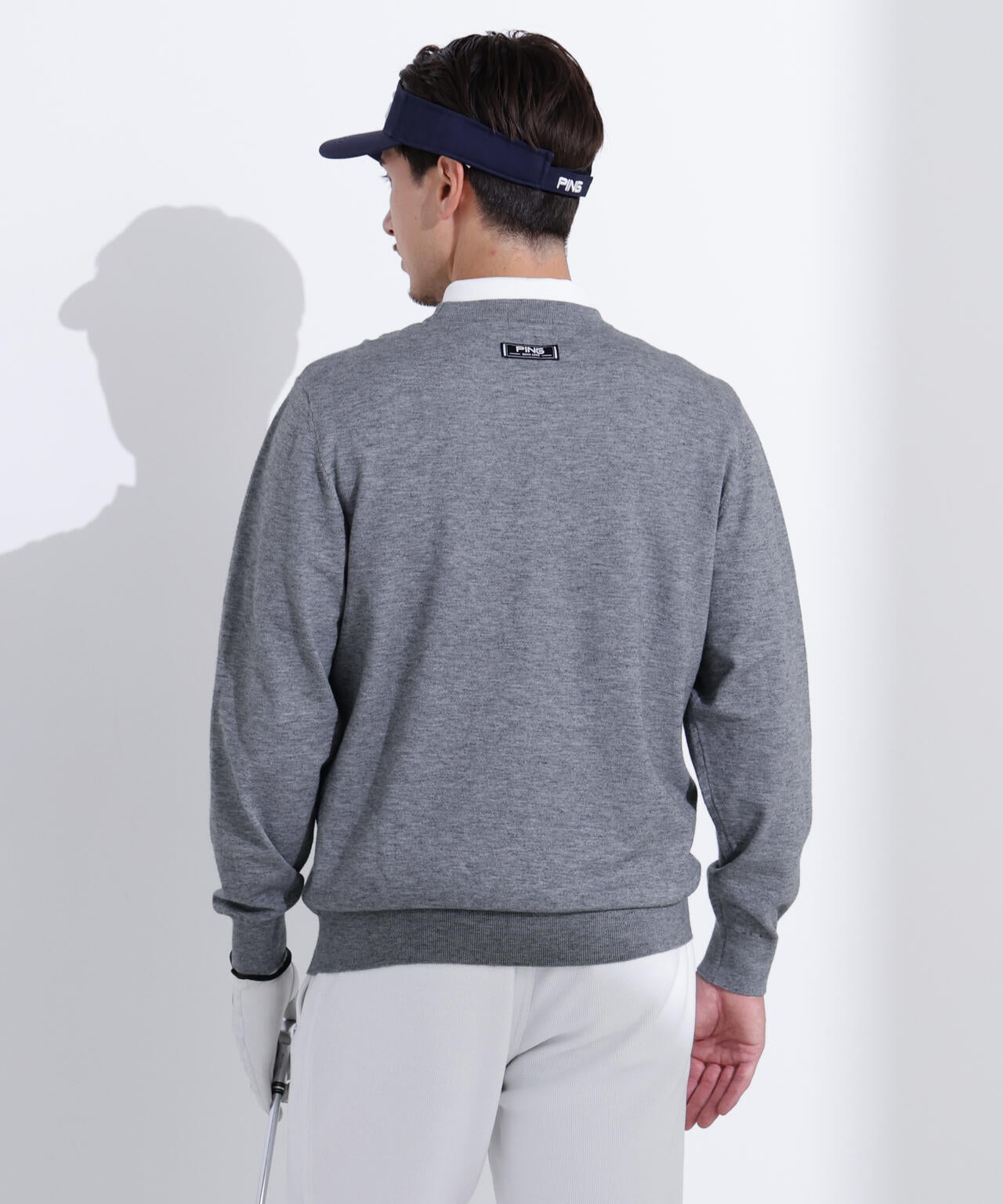 【PING APPAREL】Mr.PINGジャカードクルーネックニットプルオーバー <NATIVE> (MENS)