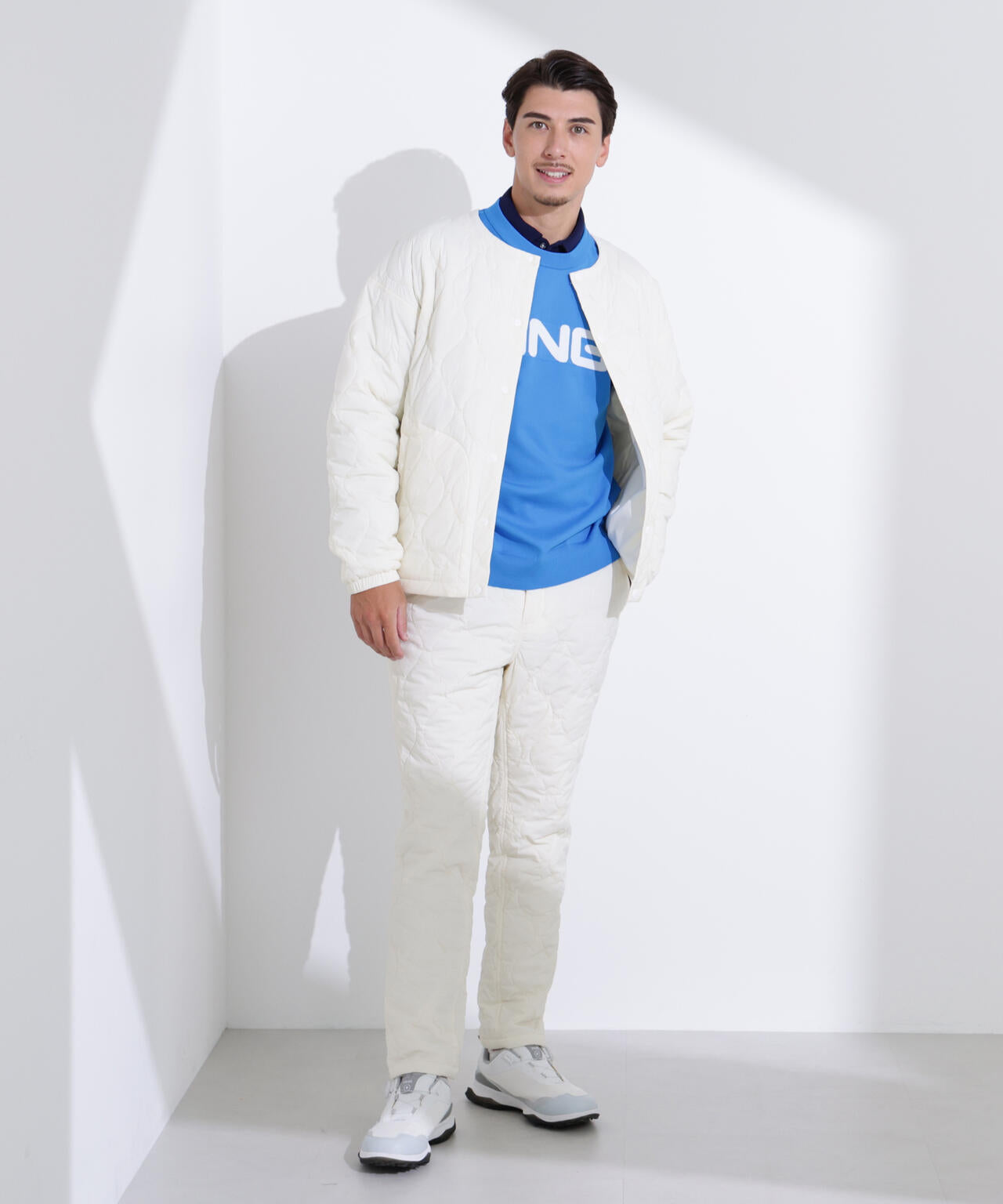 【PING APPAREL】10カラークルーネックニットプルオーバー <NATIVE> (MENS)