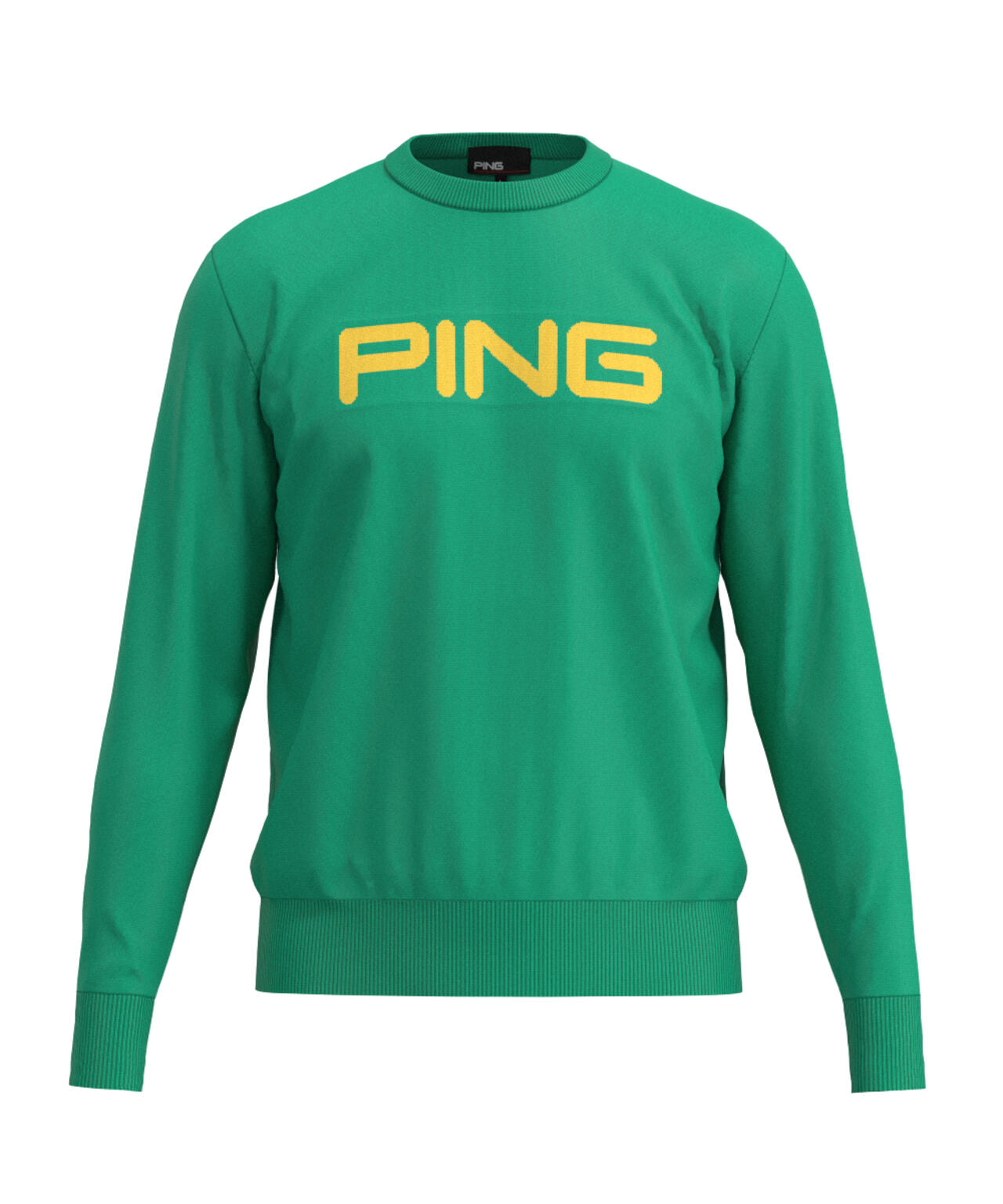 【PING APPAREL】10カラークルーネックニットプルオーバー <NATIVE> (MENS)