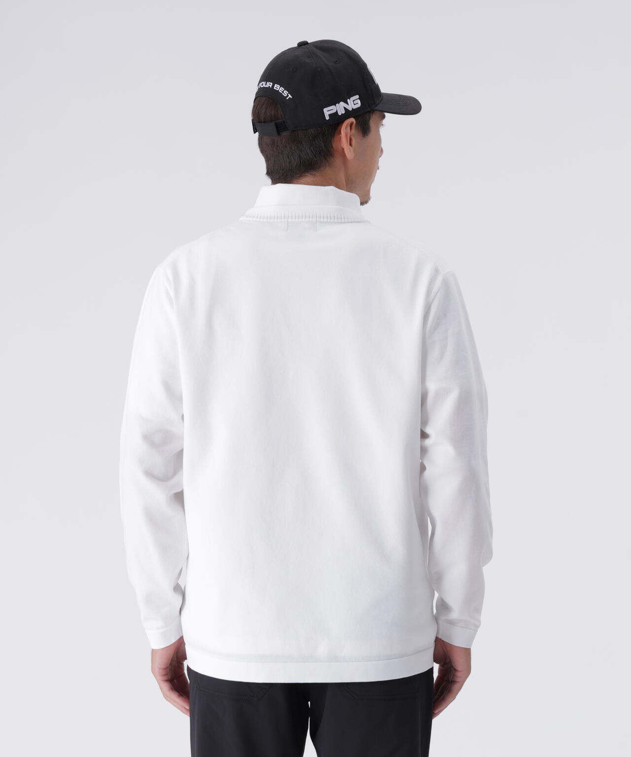 【PING APPAREL】ニット/カノコ レイヤードツインニット <PERFORMANCE> (MENS)