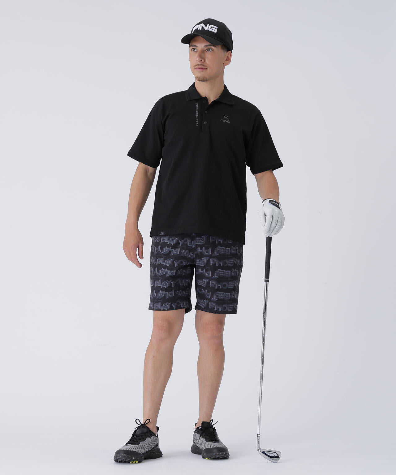 【PING APPAREL】半袖ニットポロシャツ <PERFORMANCE> (MENS)