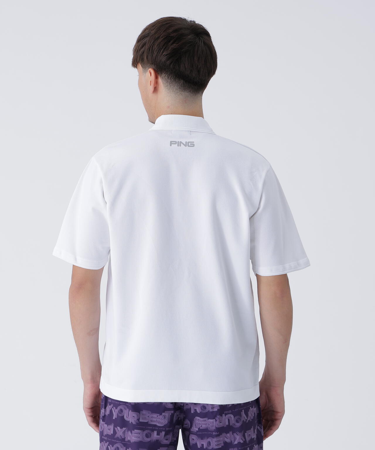 【PING APPAREL】半袖ニットポロシャツ <PERFORMANCE> (MENS)