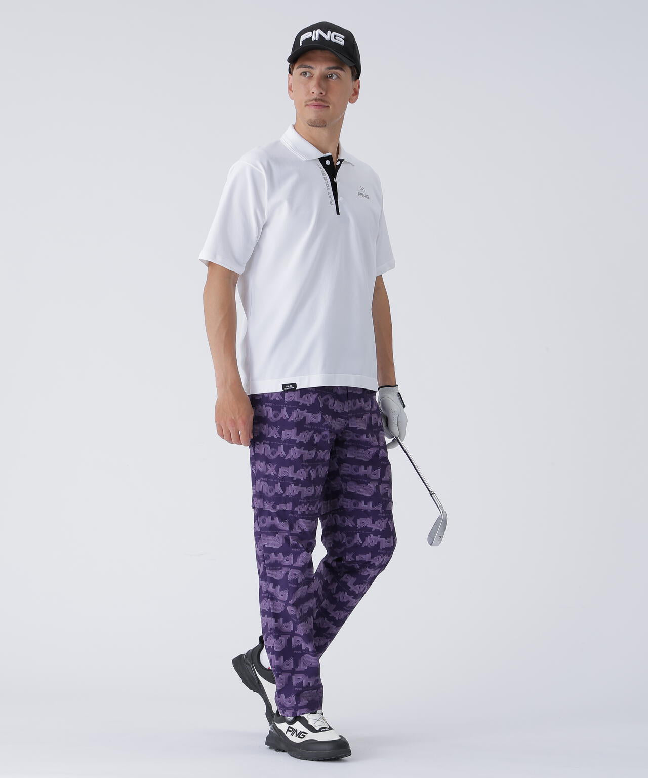 【PING APPAREL】半袖ニットポロシャツ <PERFORMANCE> (MENS)