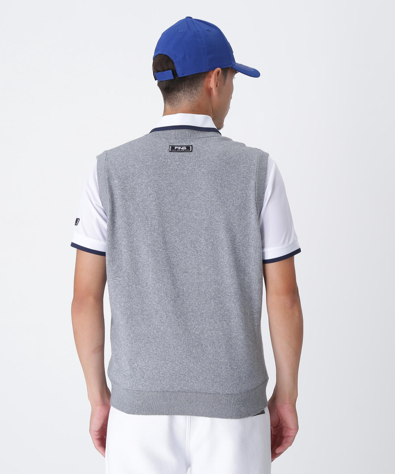 【PING APPAREL】デニムライクニット/カノコ レイヤードツインニット <NATIVE> (MENS)