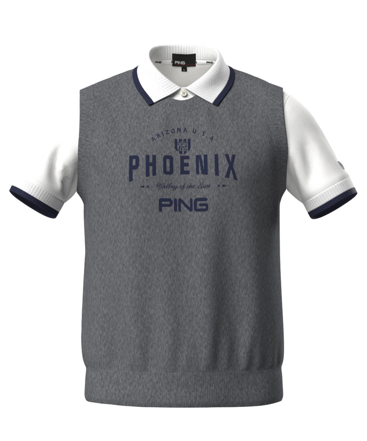 【PING APPAREL】デニムライクニット/カノコ レイヤードツインニット <NATIVE> (MENS)