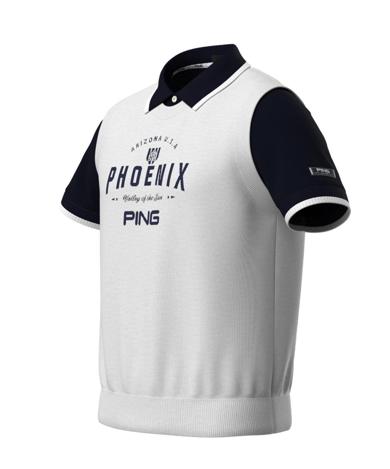 【PING APPAREL】デニムライクニット/カノコ レイヤードツインニット <NATIVE> (MENS)