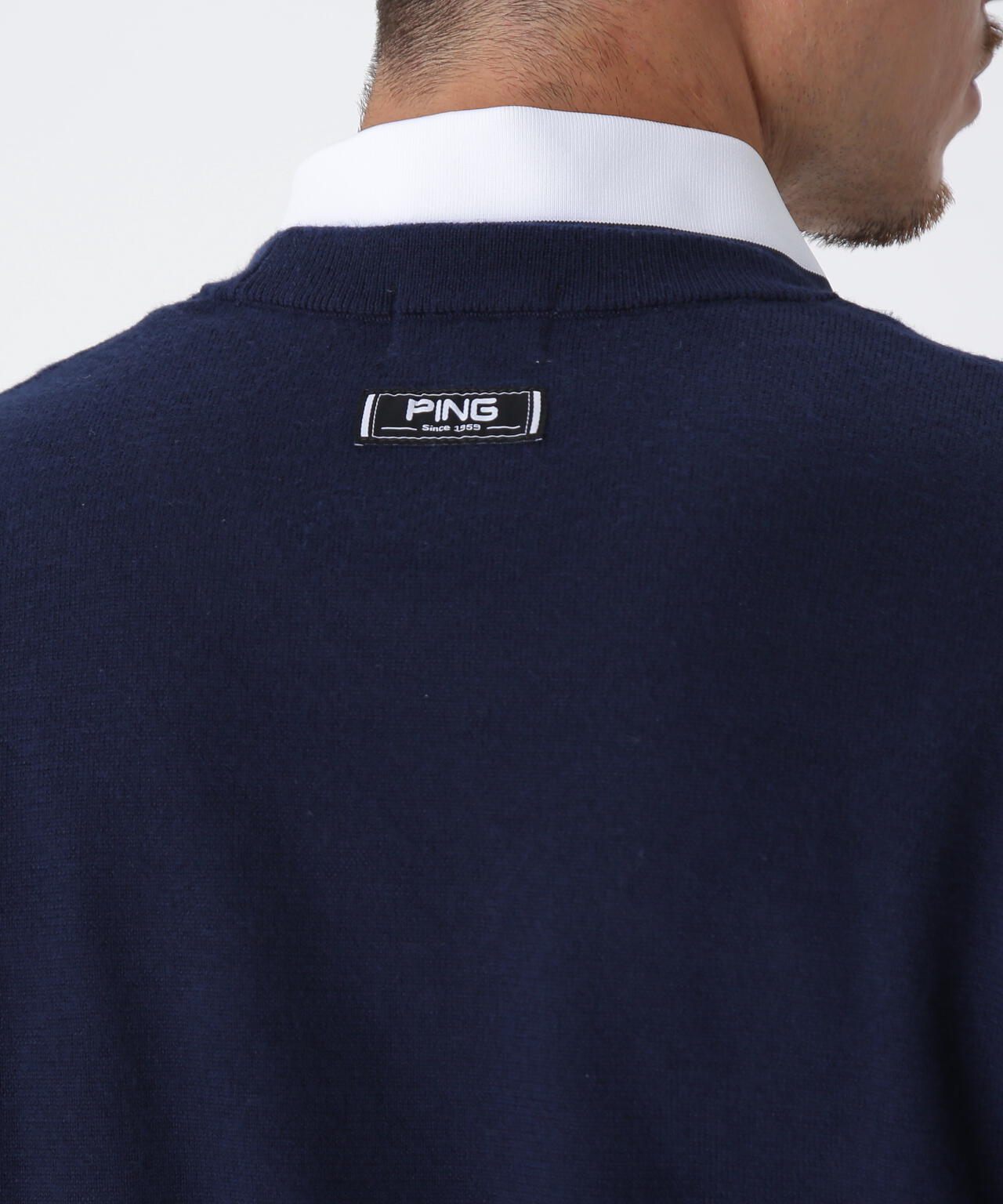 【PING APPAREL】デニムライクニット/カノコ レイヤードツインニット <NATIVE> (MENS)