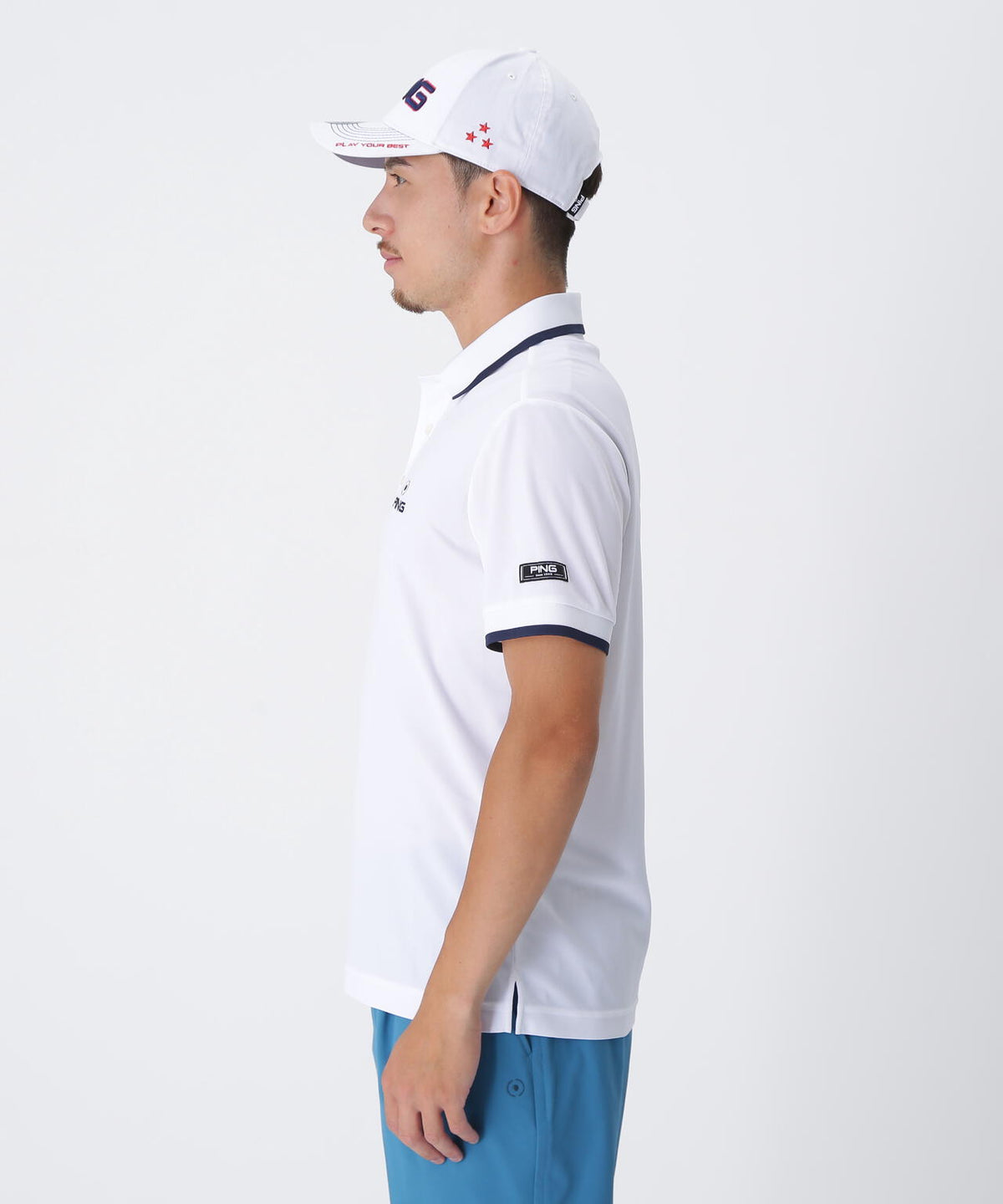 【PING APPAREL】デニムライクニット/カノコ レイヤードツインニット <NATIVE> (MENS)
