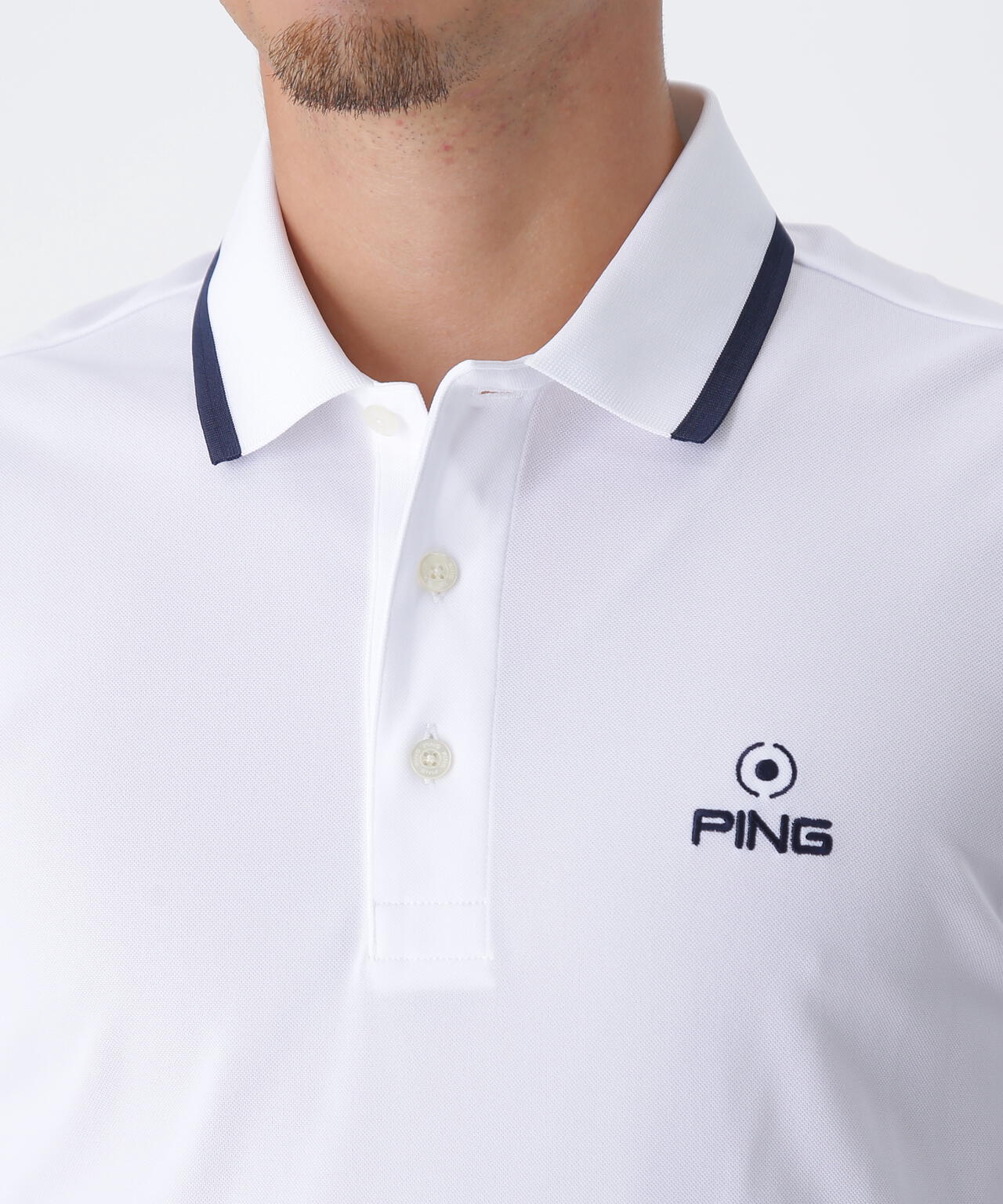 【PING APPAREL】デニムライクニット/カノコ レイヤードツインニット <NATIVE> (MENS)