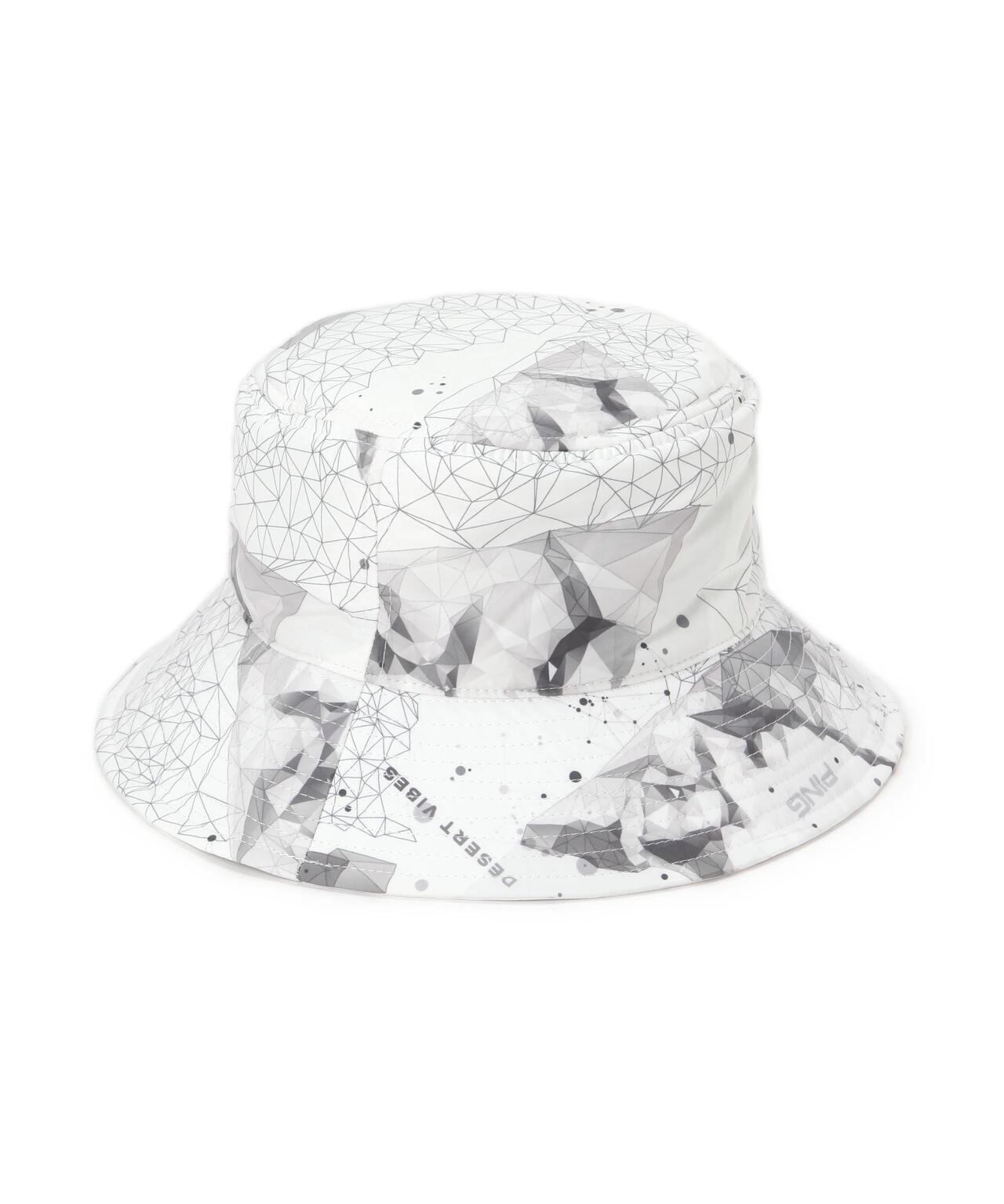 【PING APPAREL】MOUNTAIN総柄プリントリバーシブル薄中綿ハット <PERFORMANCE> (UNISEX)