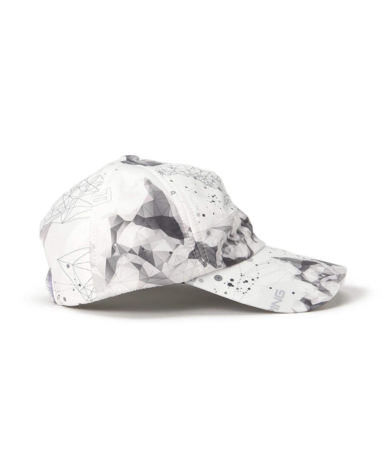 【PING APPAREL】MOUNTAIN総柄プリント薄中綿キャップ <PERFORMANCE> (UNISEX)