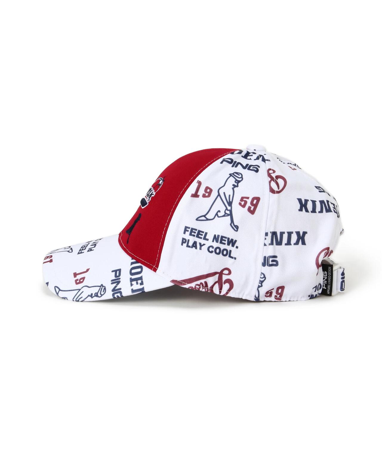 【PING APPAREL】Mr.PING総柄プリントキャップ <NATIVE> (UNISEX)