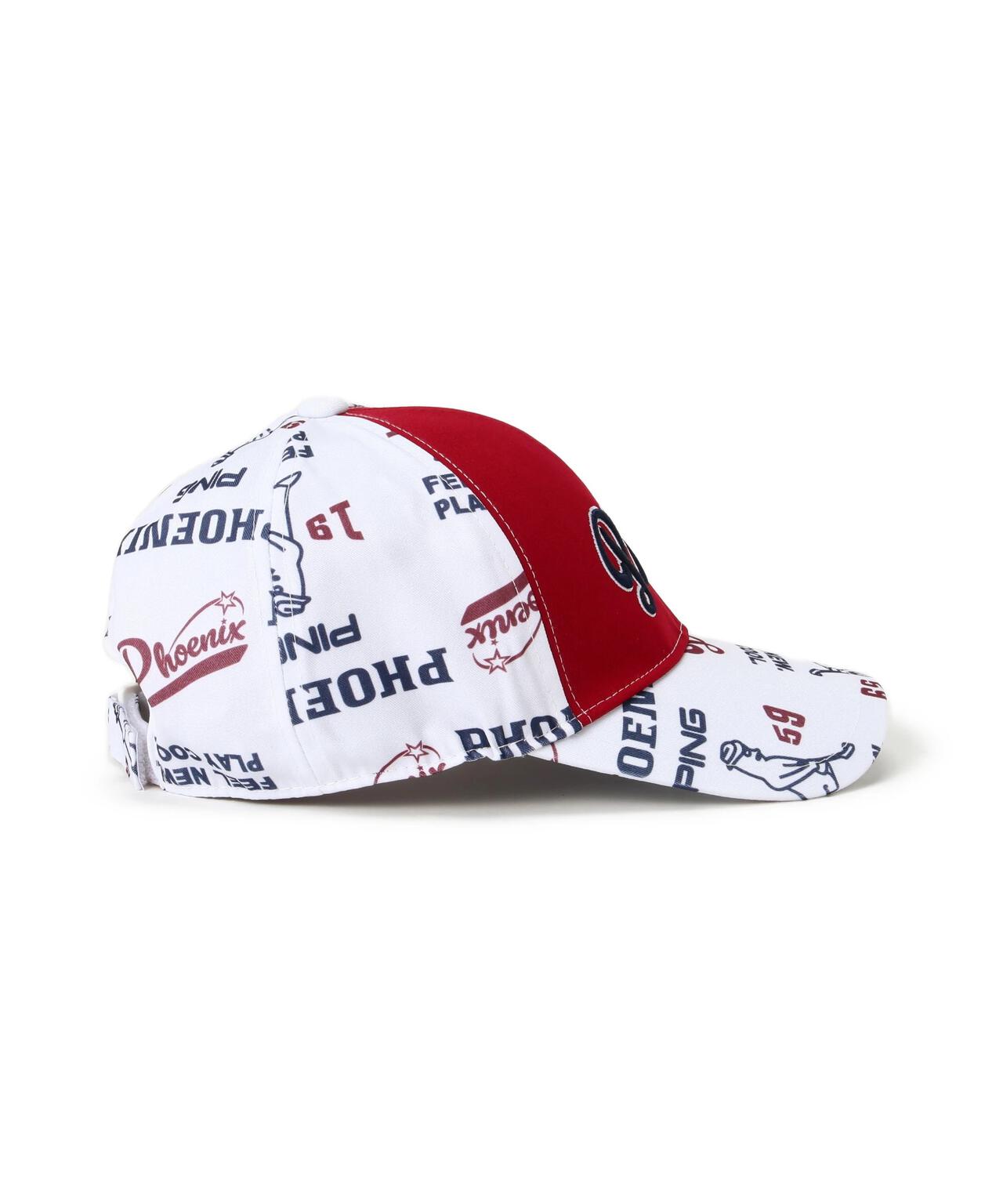 【PING APPAREL】Mr.PING総柄プリントキャップ <NATIVE> (UNISEX)