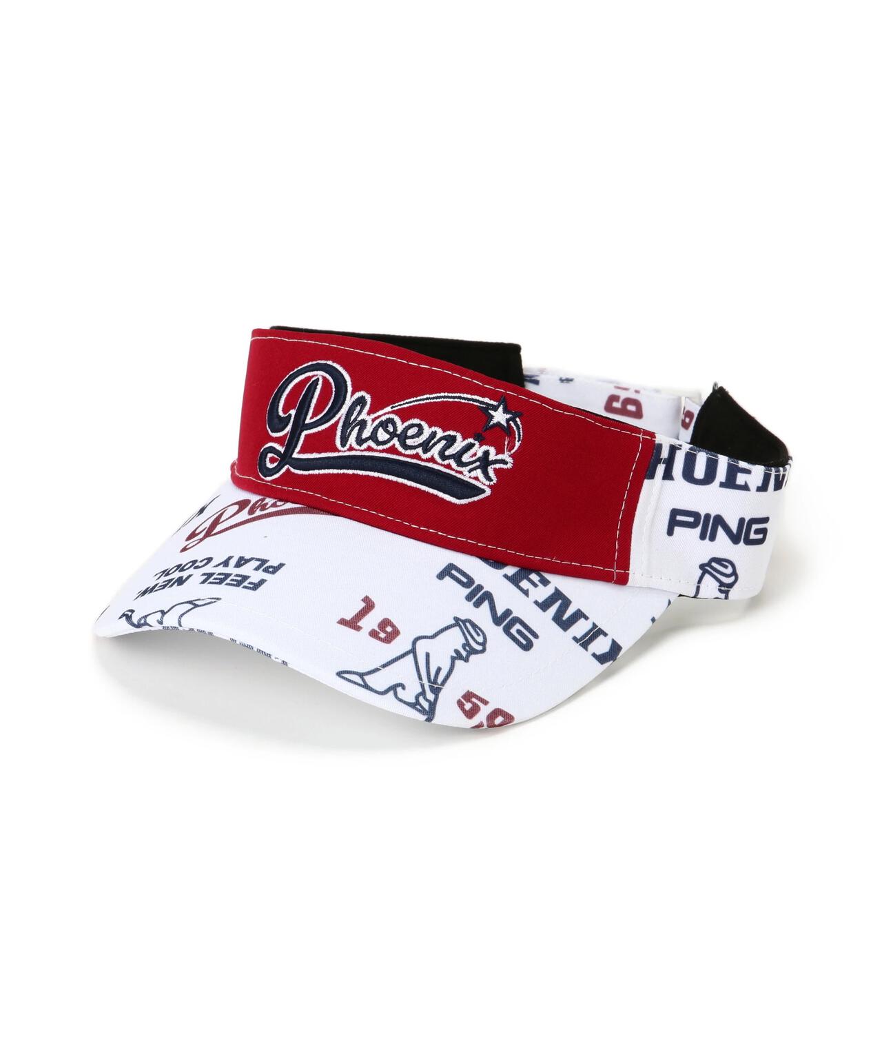 【PING APPAREL】Mr.PING総柄プリントバイザー <NATIVE> (UNISEX)