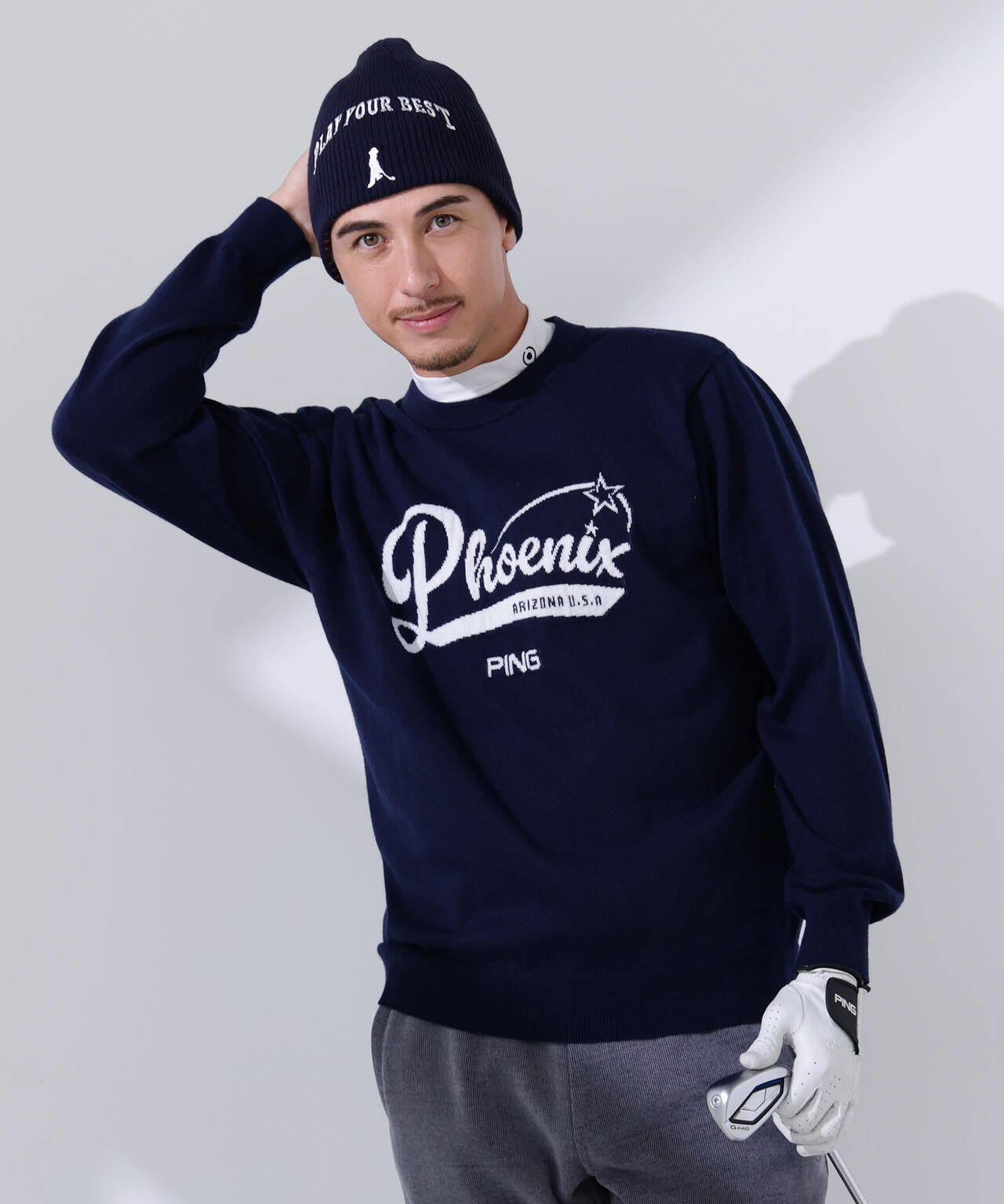 【PING APPAREL】Mr.PINGリバーシブルニットキャップ <NATIVE> (UNISEX)