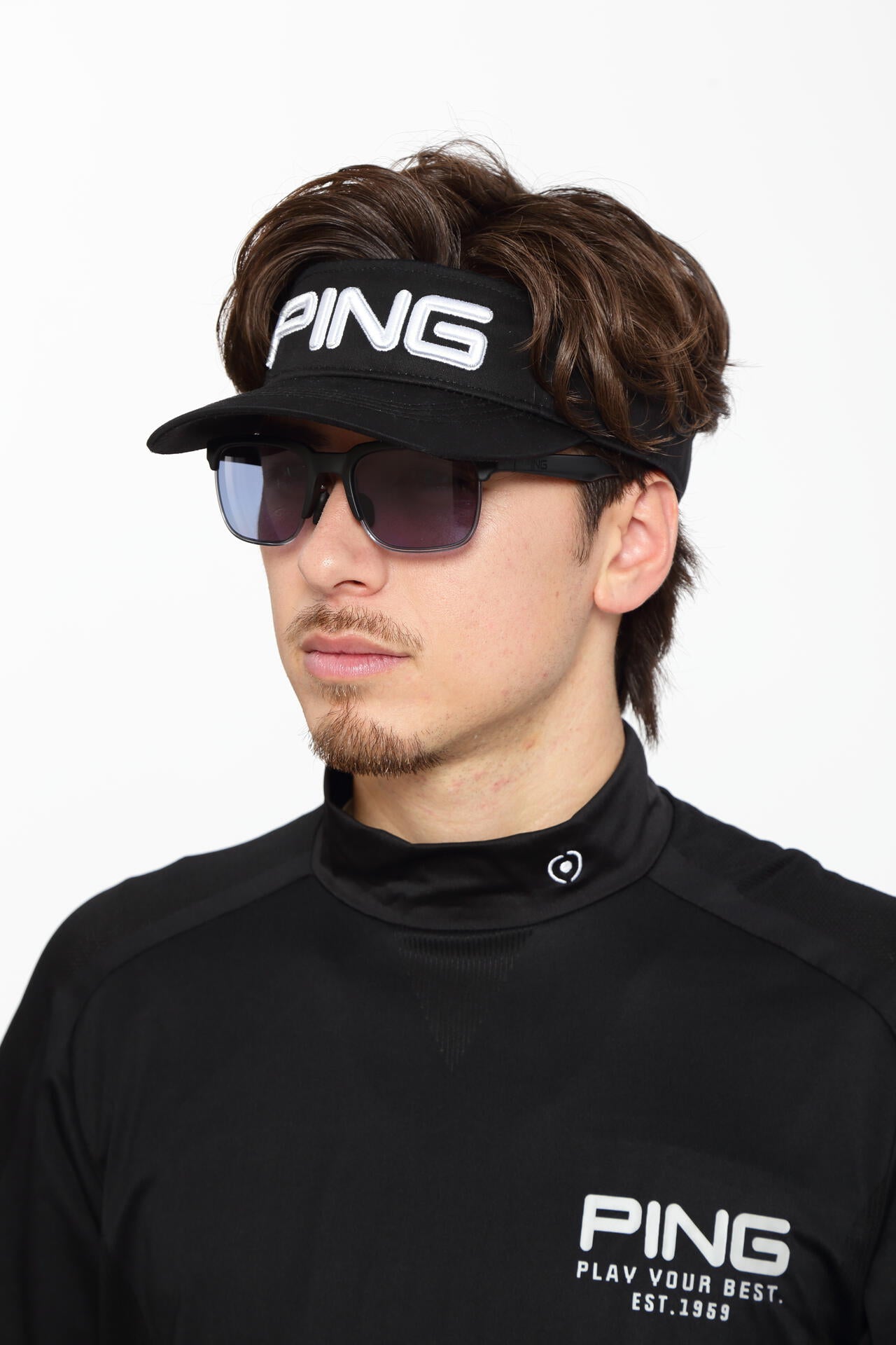【PING APPAREL】【定番】偏光アイスブルーサングラスer-1 <SUNGLASSES> (MENS)